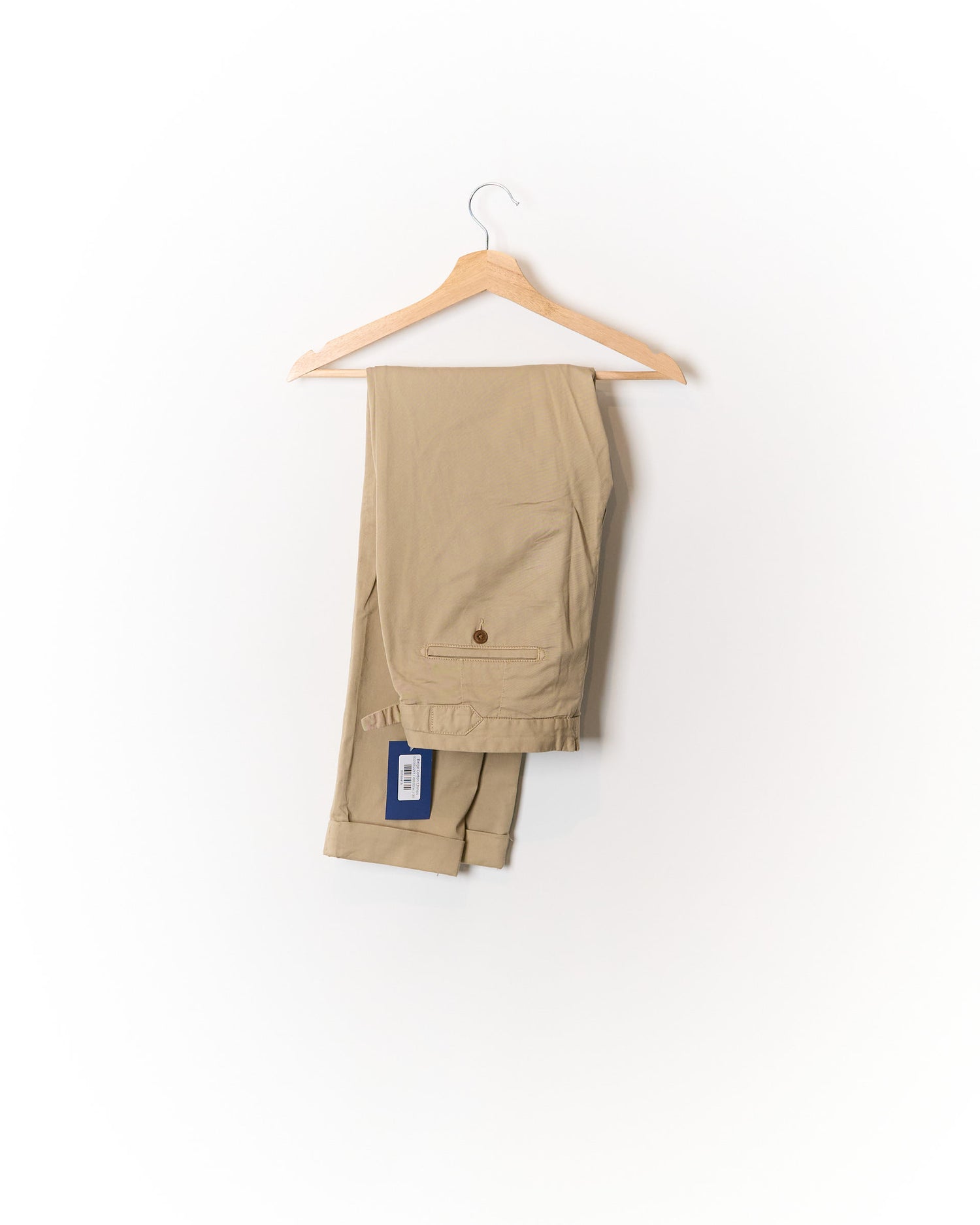 Beige Cotton Chinos
