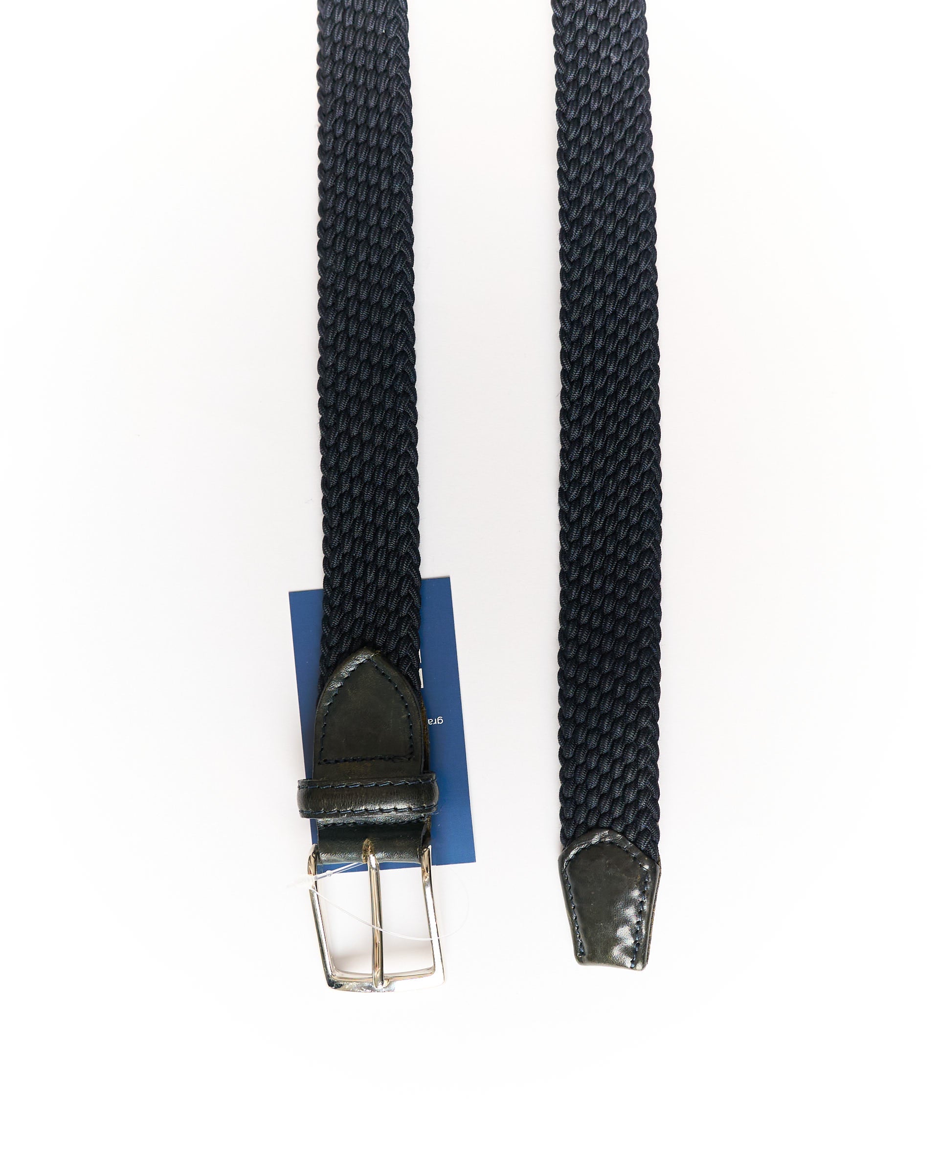 Navy Cable Strech Belt