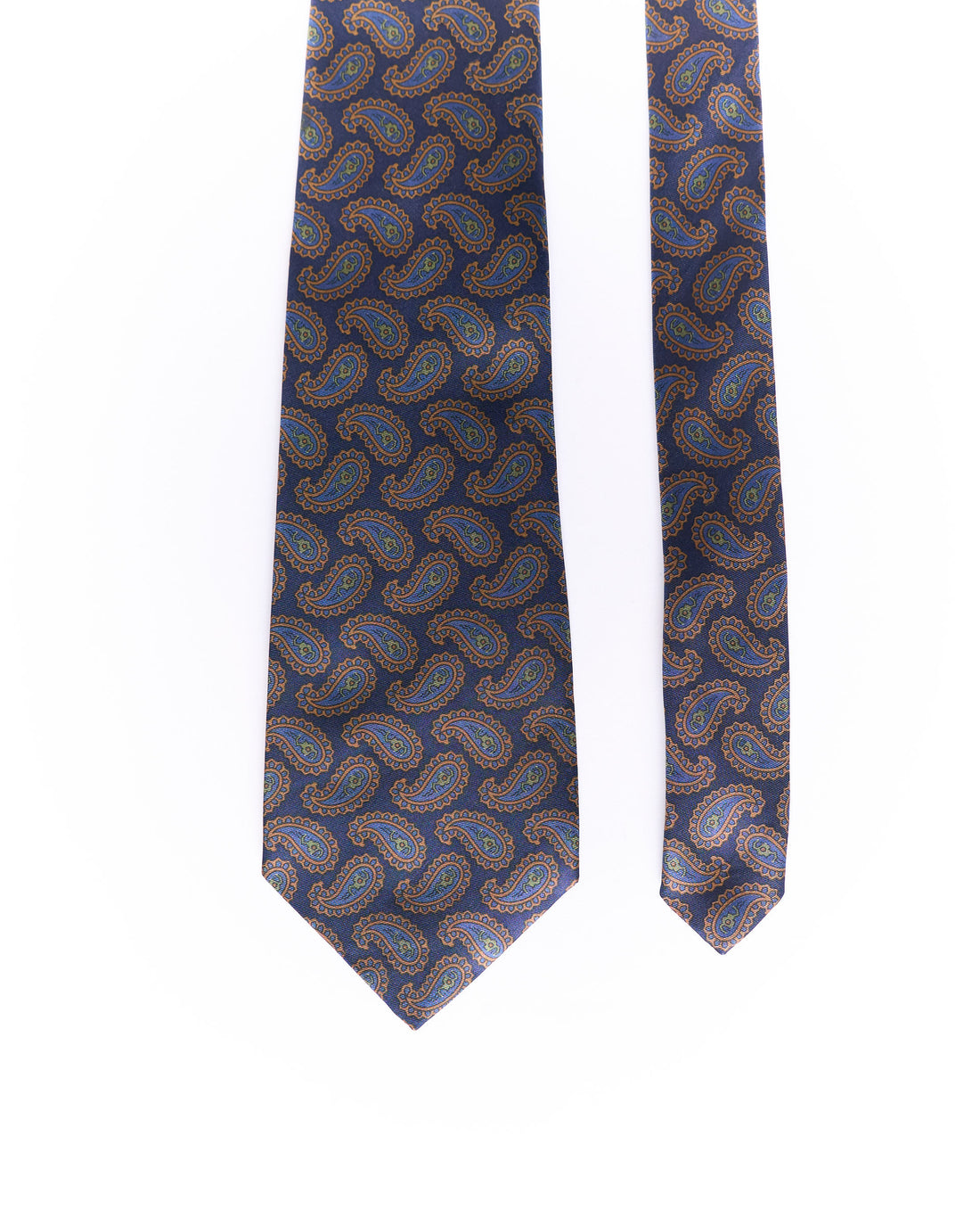 Jaeger Navy Paisley Silk Tie