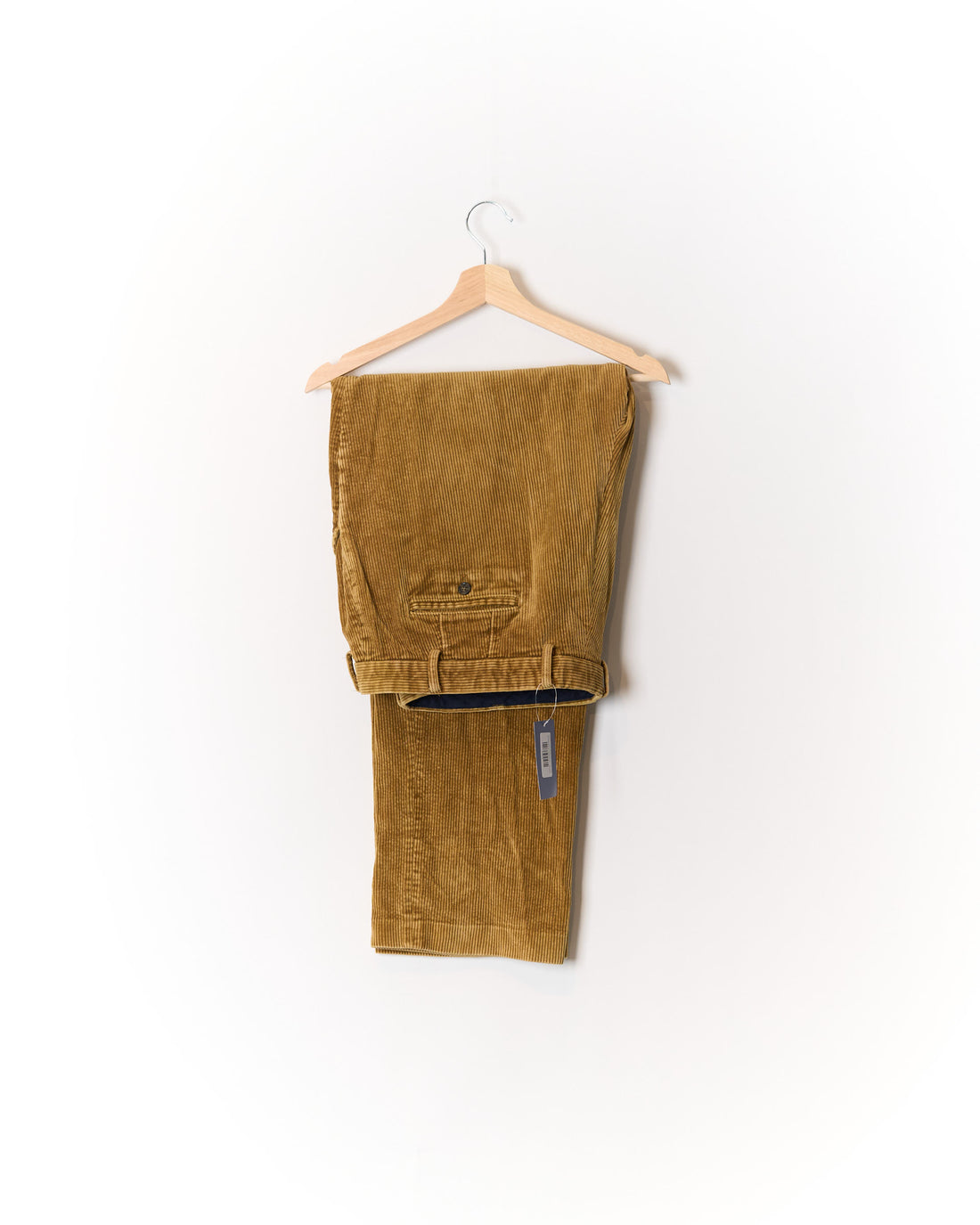 Charles Tyrwhitt Light Brown Corduroy Straight Leg Cotton Trousers
