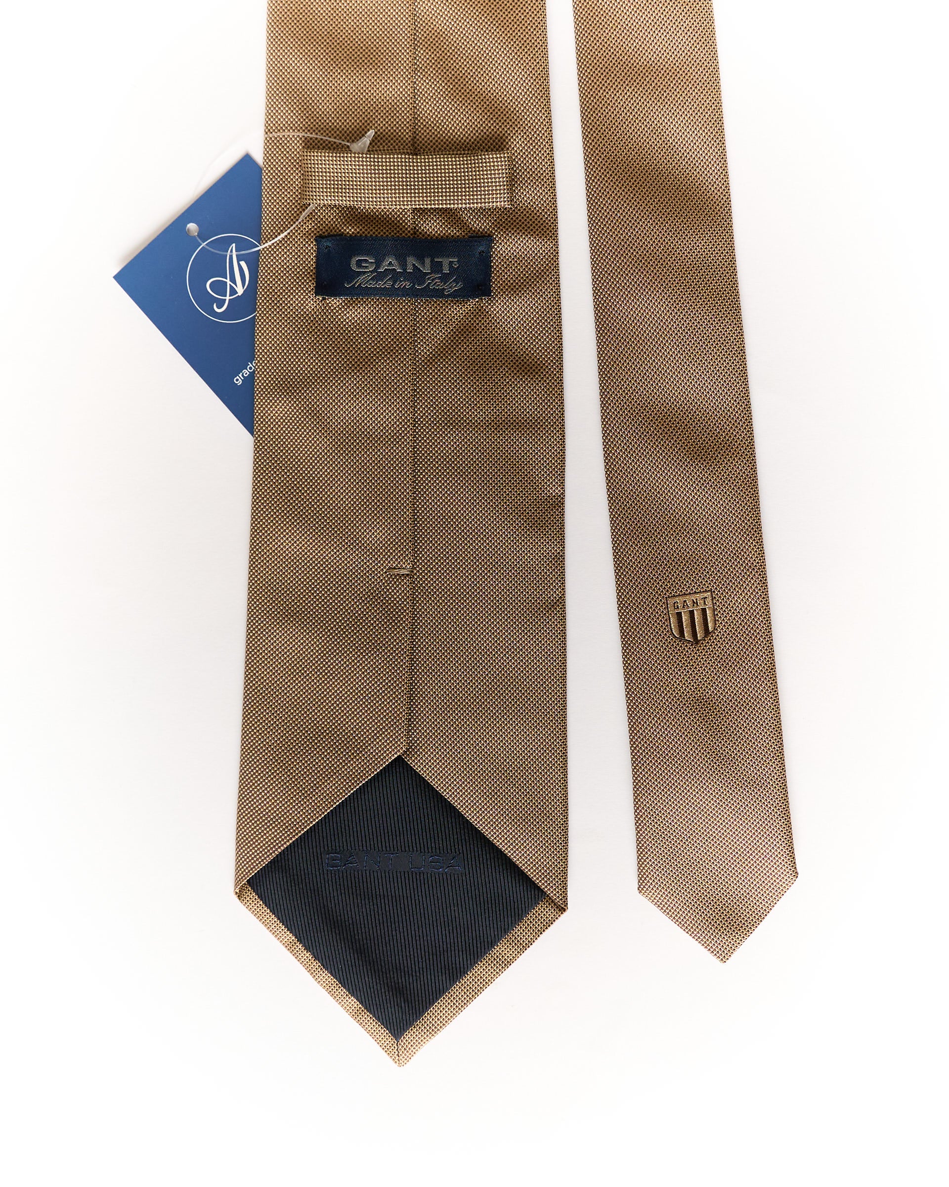 Gant Beige Light Brown Silk Tie