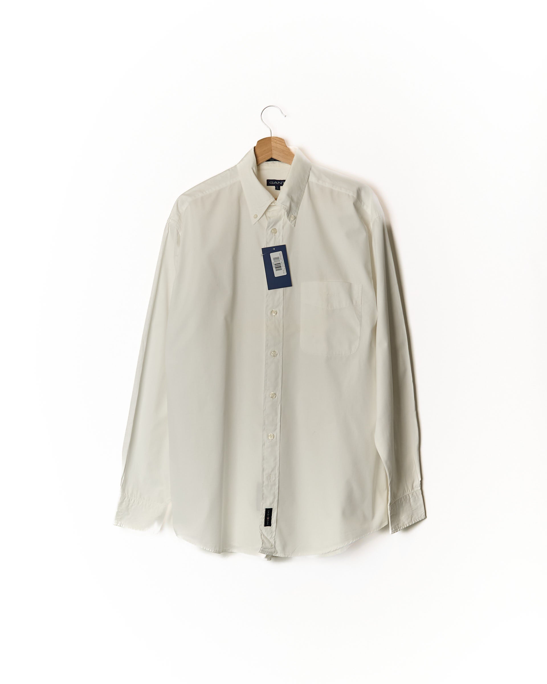 Gant White Carribean Poplin Cotton Button-Down Shirt