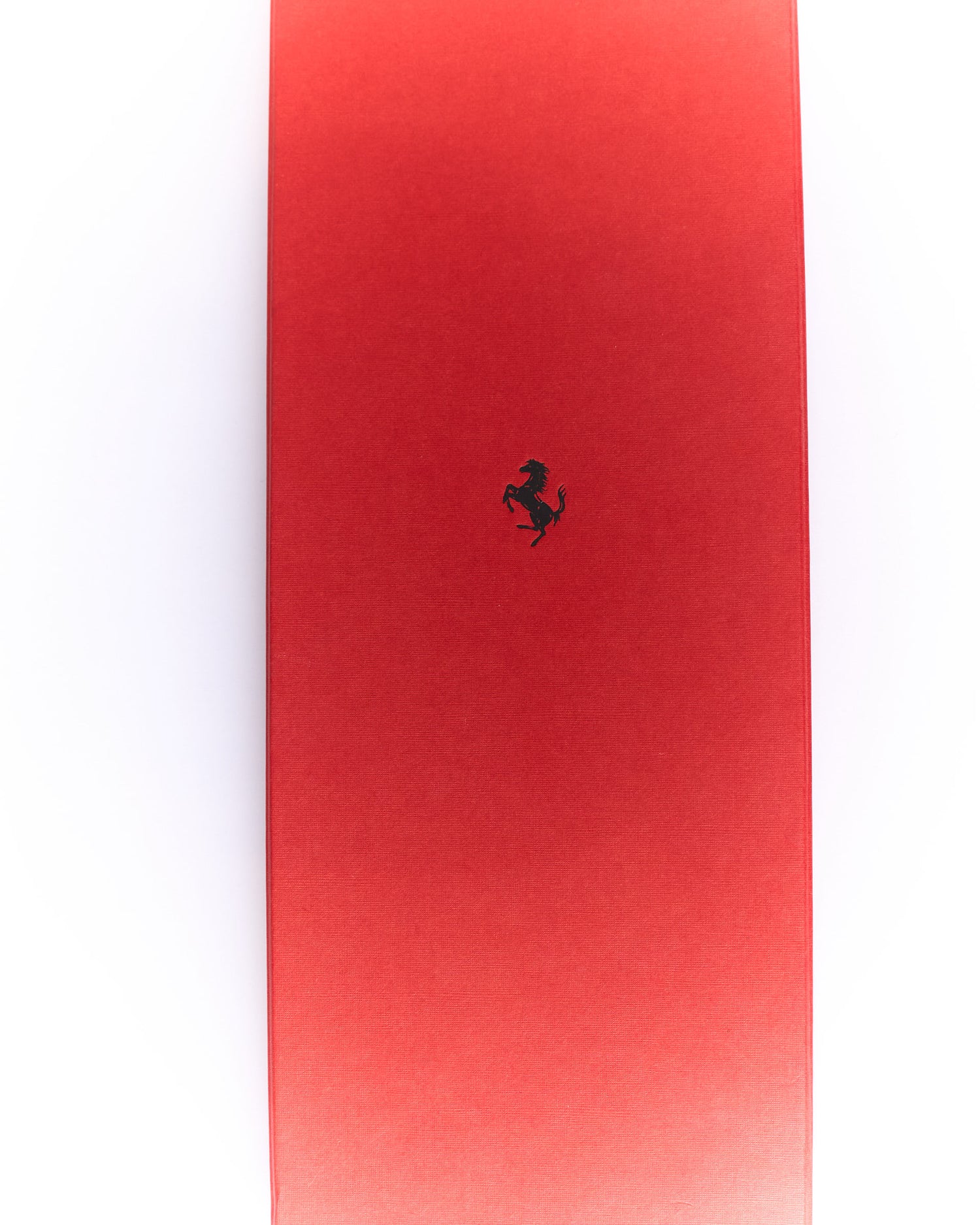 Ferrari Red Logo Crest Silk Tie