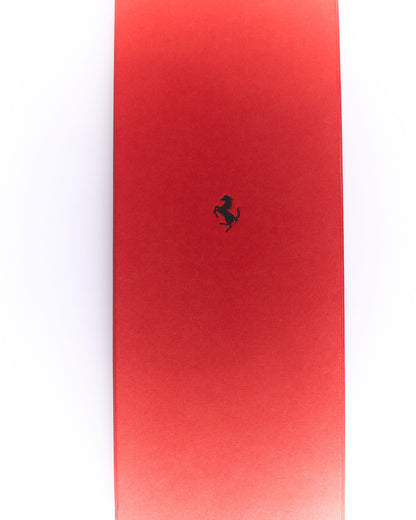 Ferrari Red Logo Crest Silk Tie