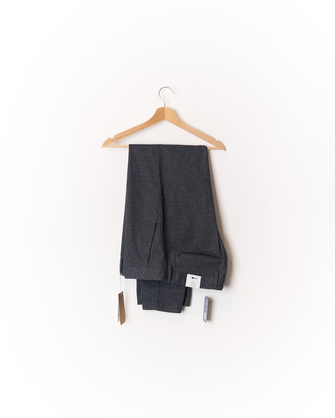 NN07 Grey Melange Theo Regular Fit Tapered Leg Mid Rise Cotton Chinos