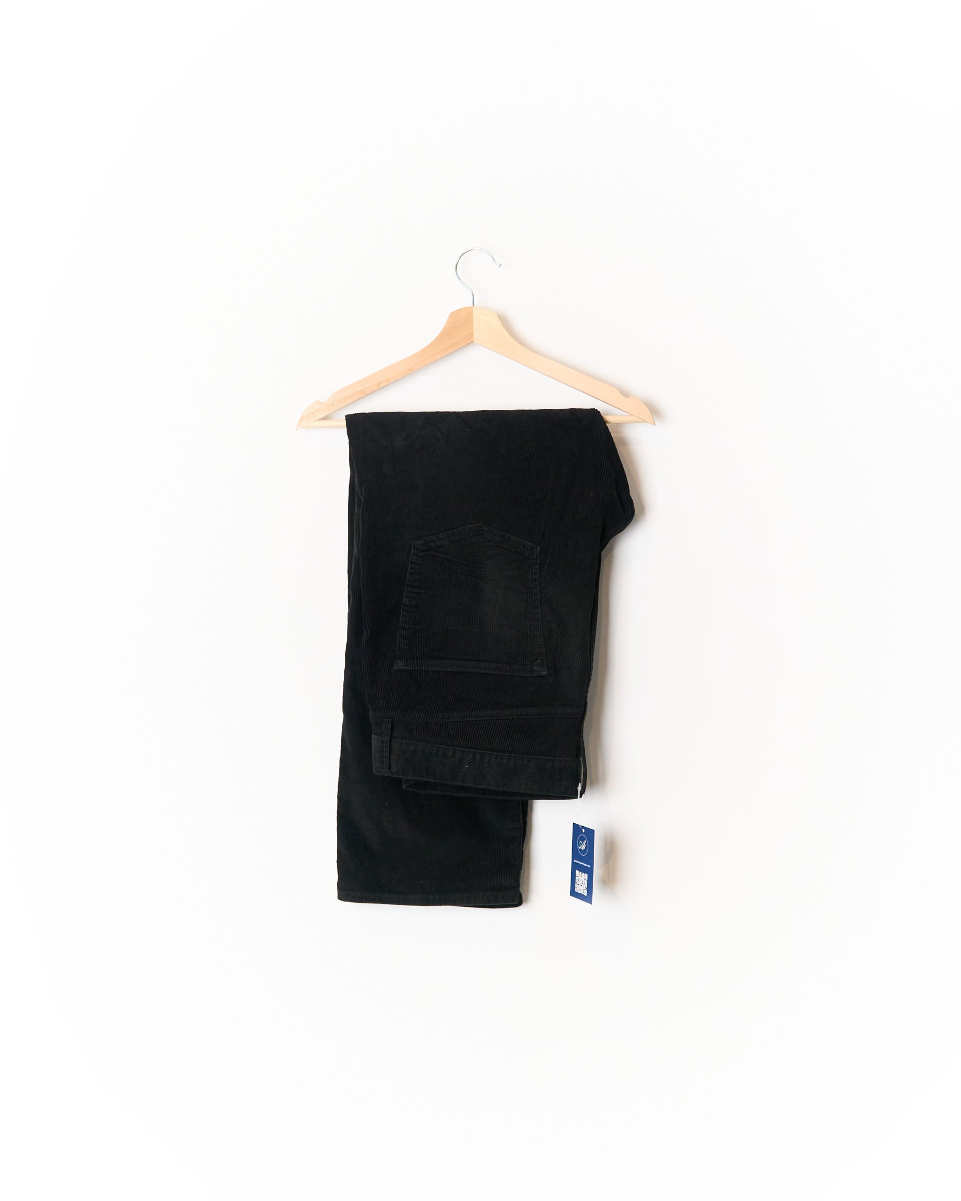 NN07 Black Sonny Corduroy Cotton Pants