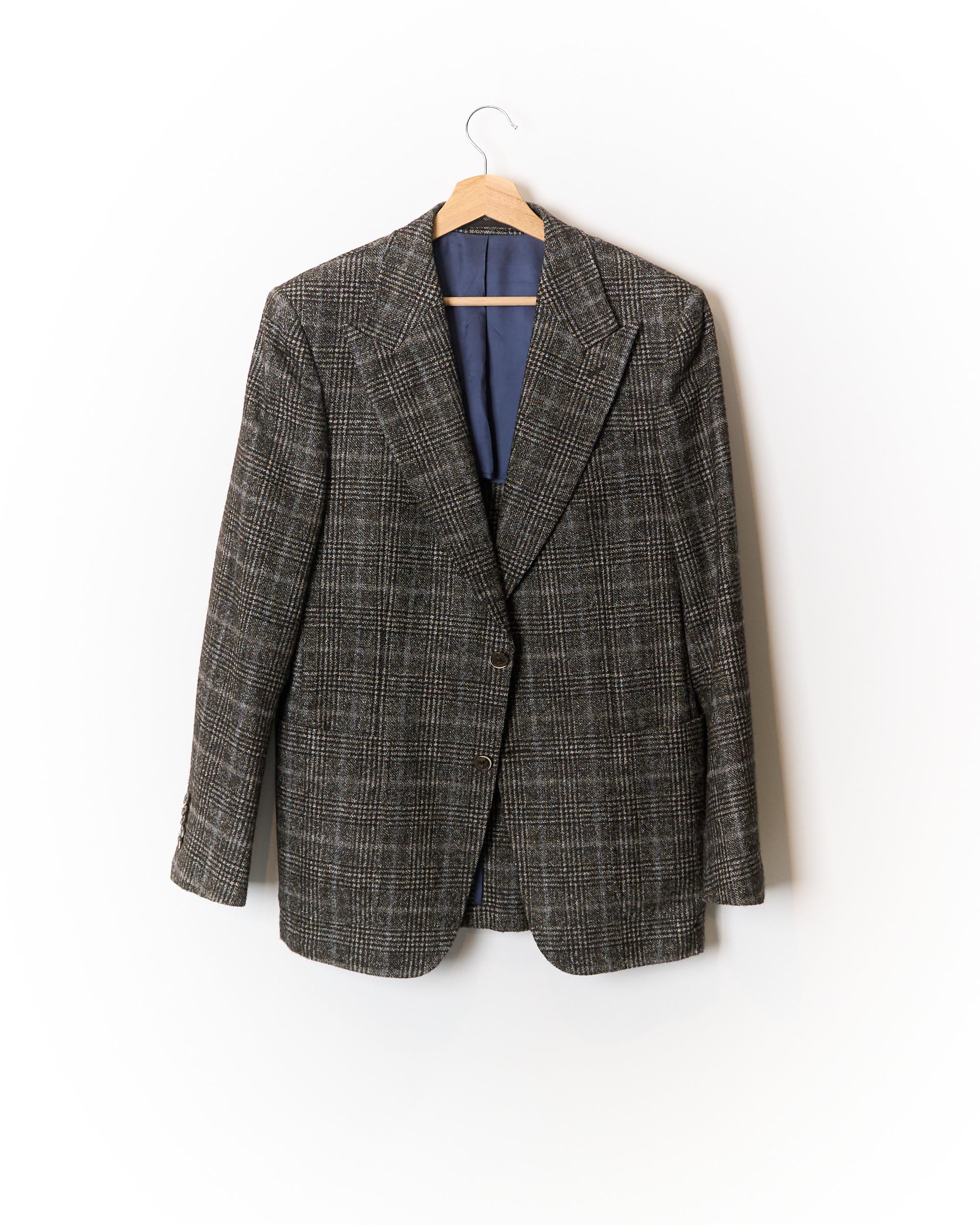 Suitsupply Brown Checkered Washington Hil Sport Jacket Alpaca Wool Blazer