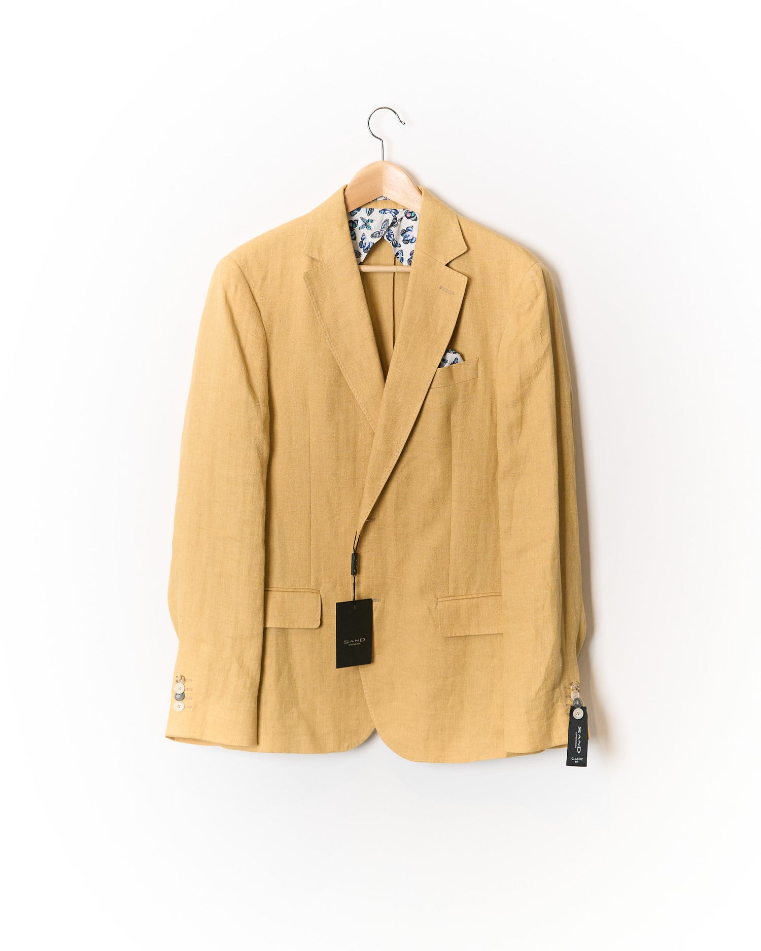 Sand Copenhagen Beige Linen Sport Jacket Blazer