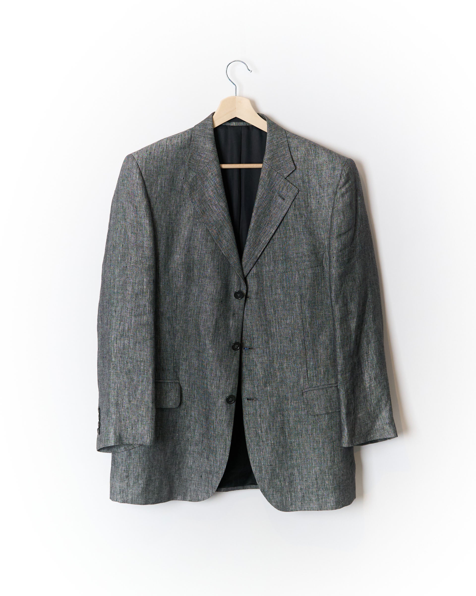 Grey Linen Sport Jacket Blazer