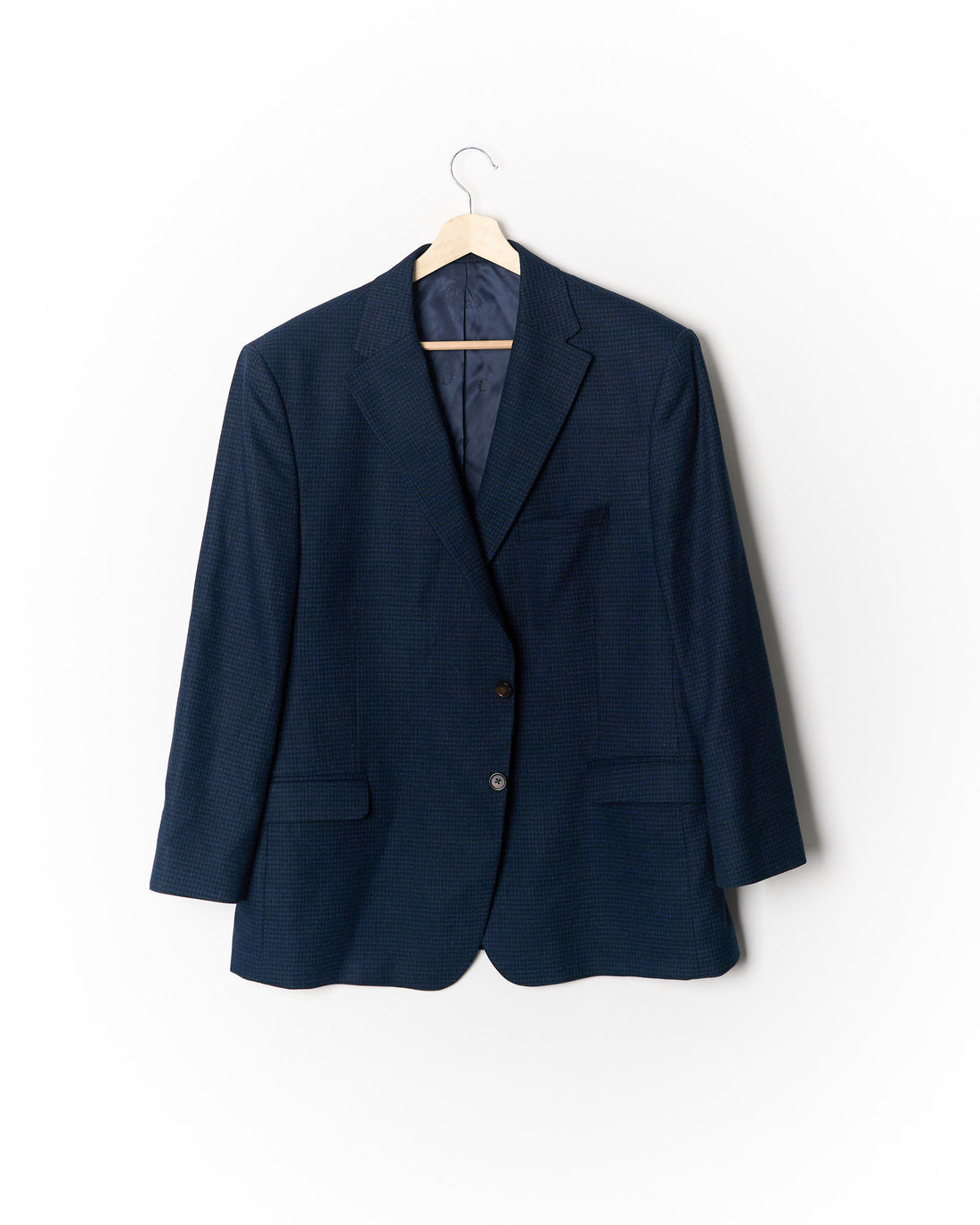 Ralph Lauren Navy Checkered Sport Jacket Blazer