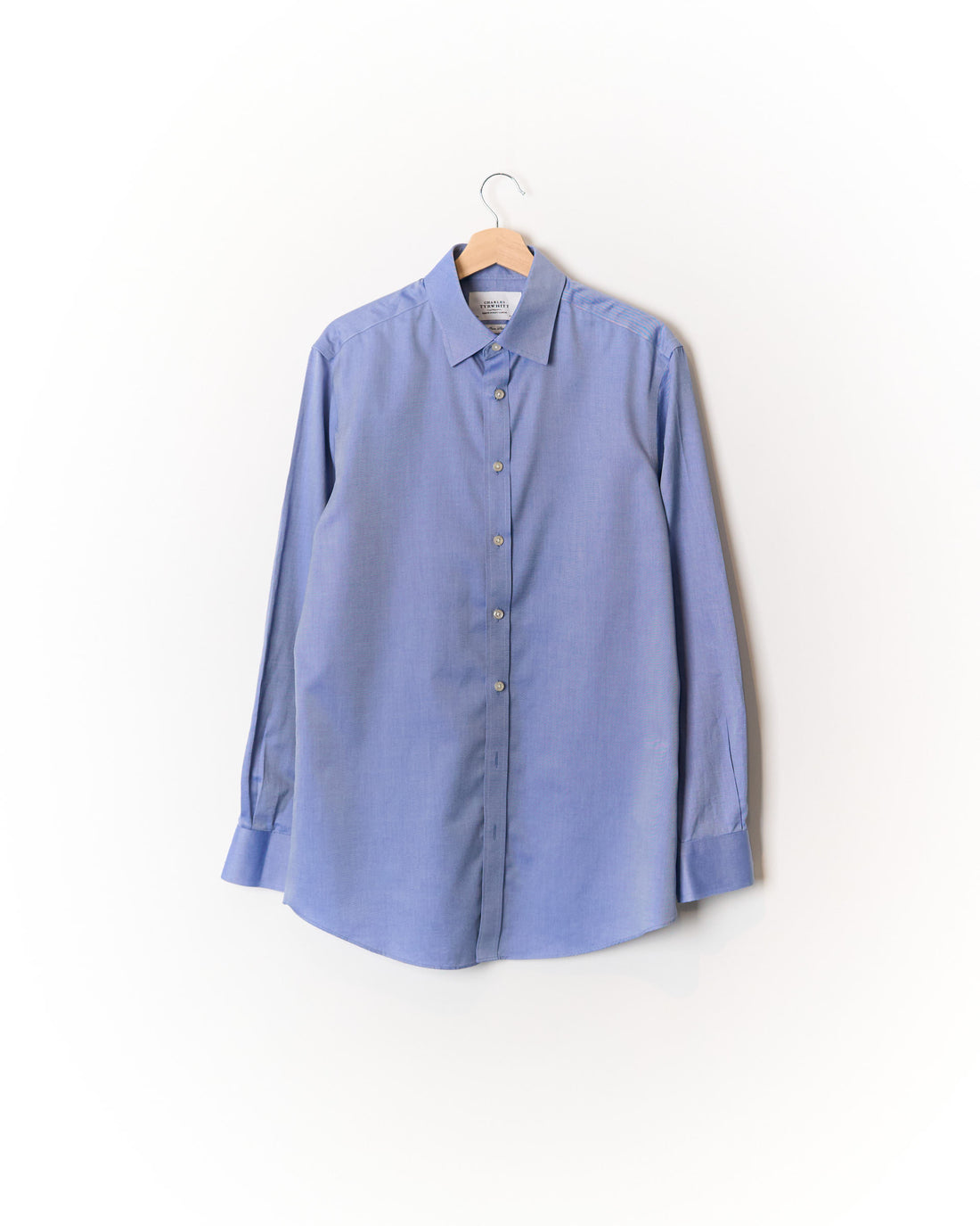 Charles Tyrwhitt Light Blue Slim Fit Non Iron Cotton Shirt