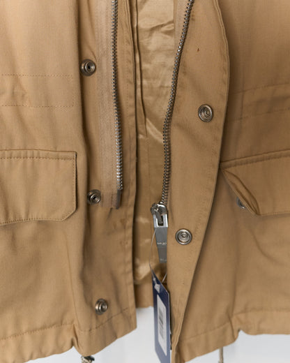 Saint Laurent Paris Camel Sand Safari Field Zip Jacket