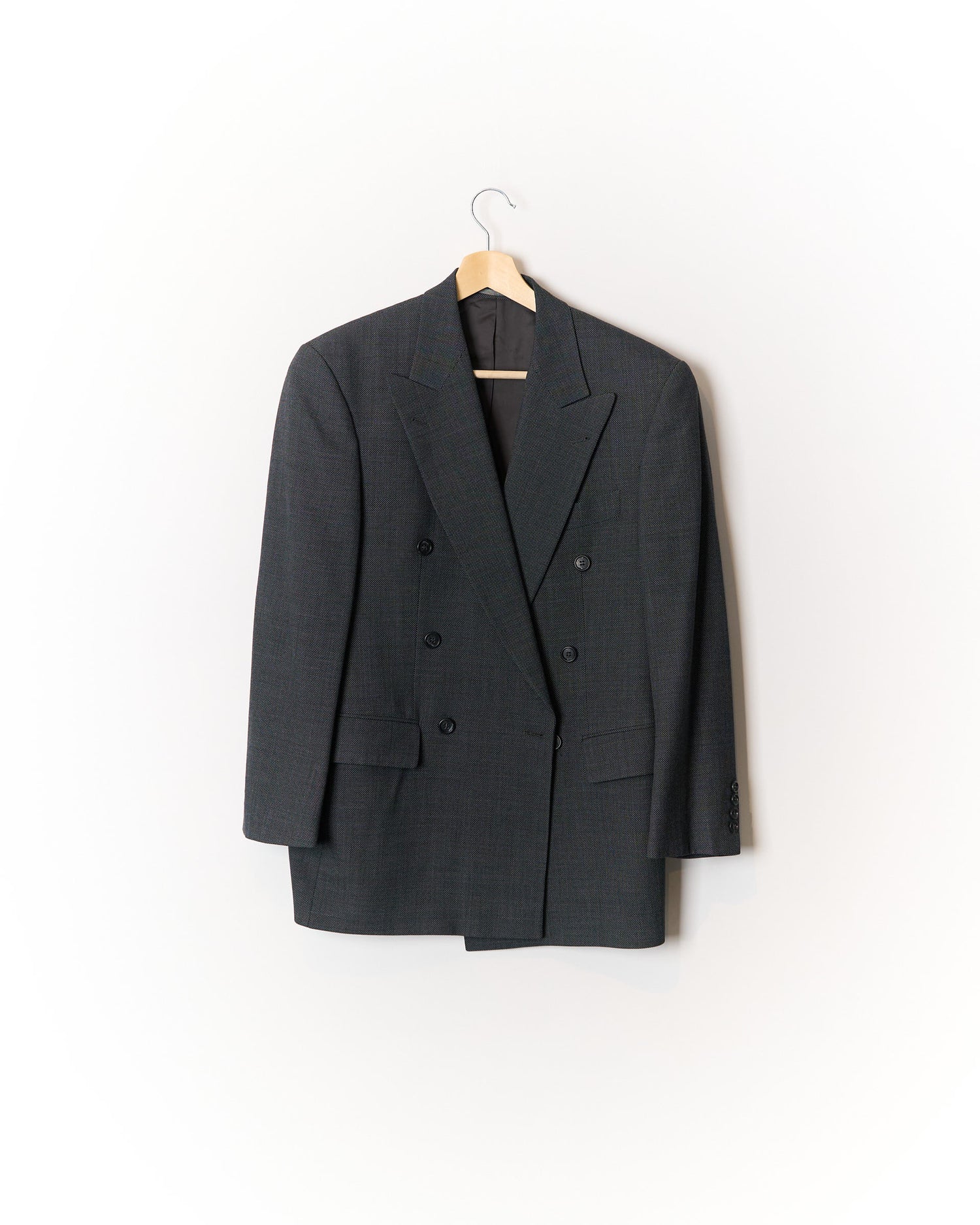 Bäumler Avantgarde Dark Grey Double Chested Wool Blazer