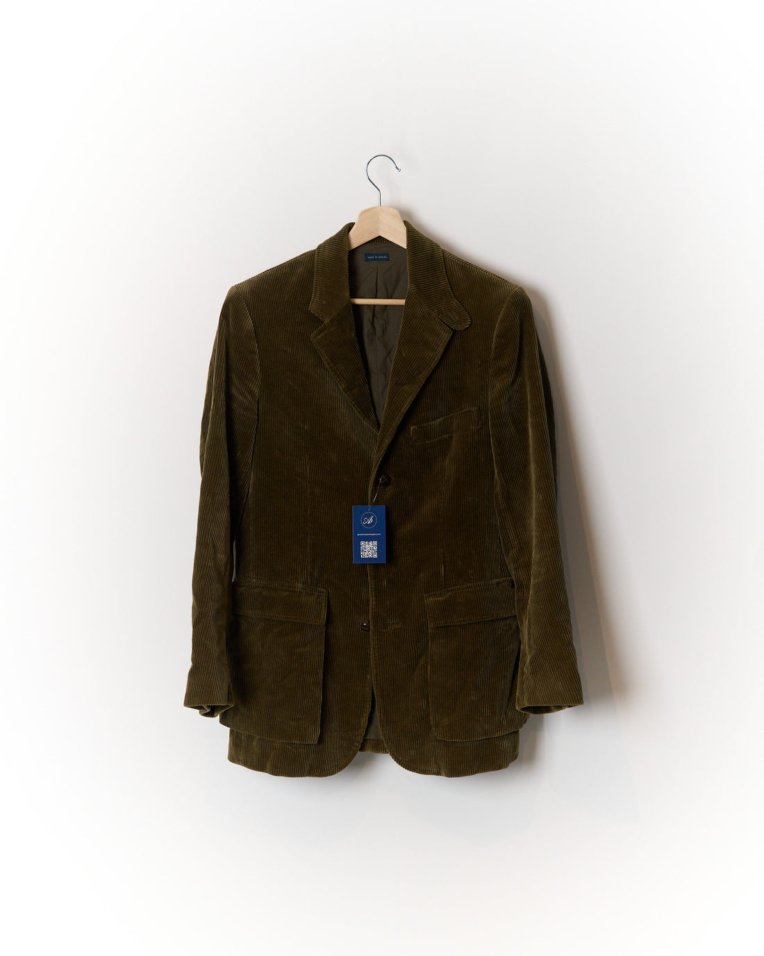 Polo Ralph Lauren Dark Brown Corduroy Elbow Patvh Cotton Sport Jacket Blazer