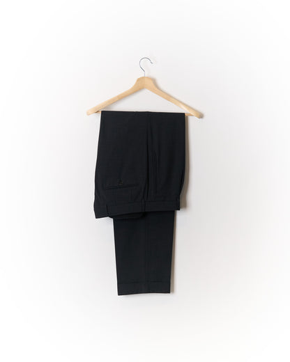Hugo Boss Dark Grey Straigh Leg Wool Suit with Vest
