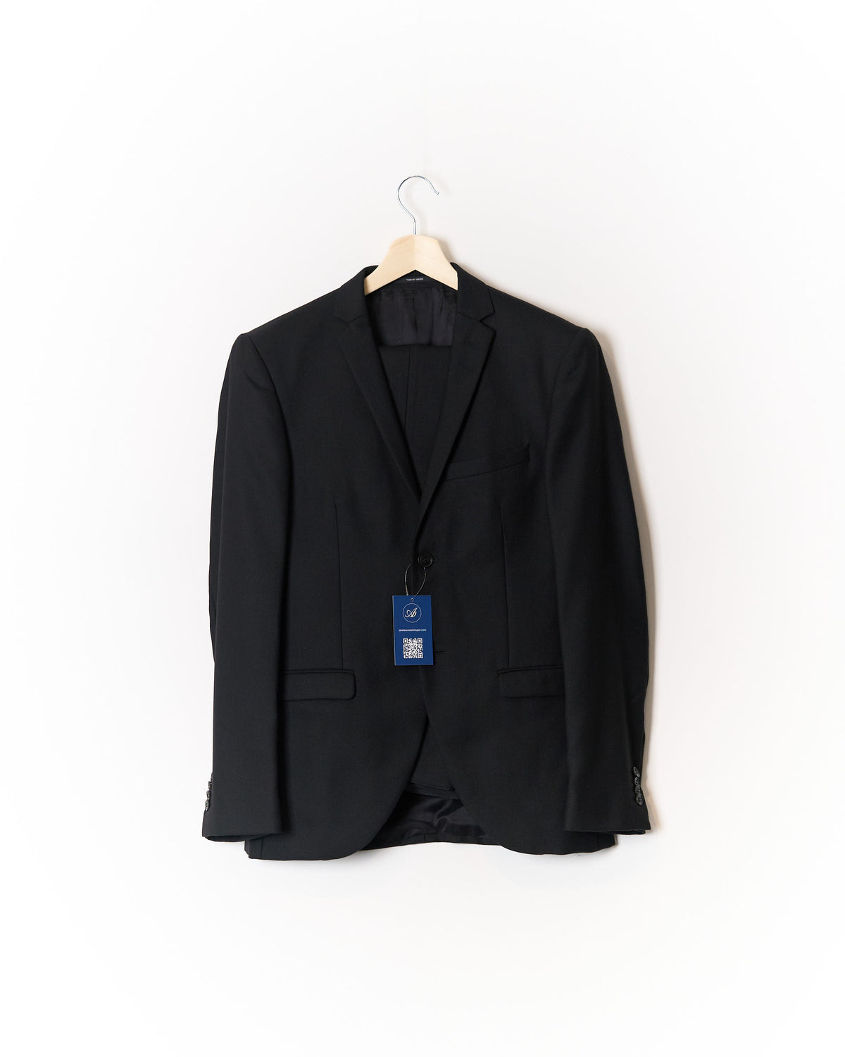 Tiger of Sweden Black S. Jile Slim Wool Suit