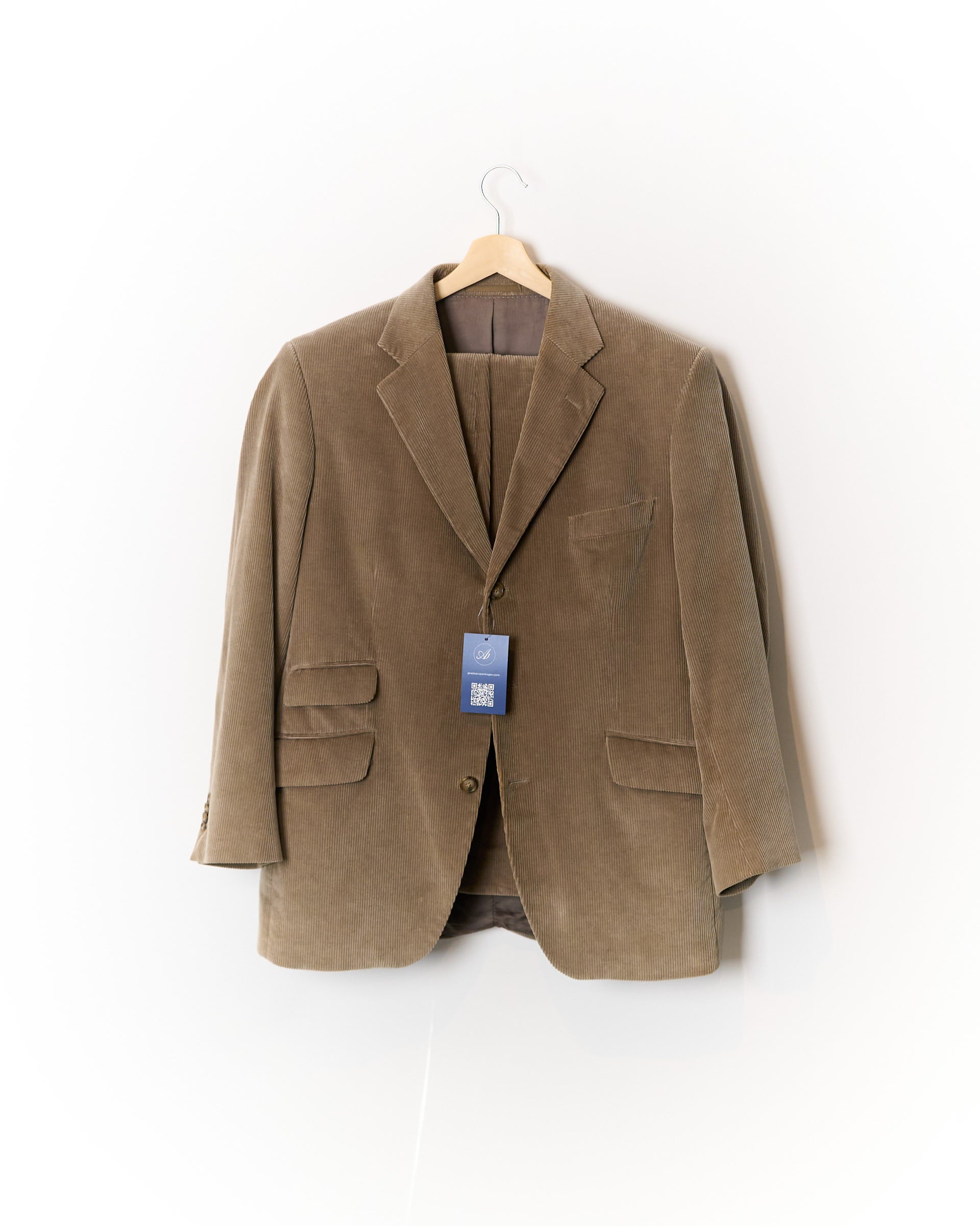 Brown Corduroy Cotton Suit