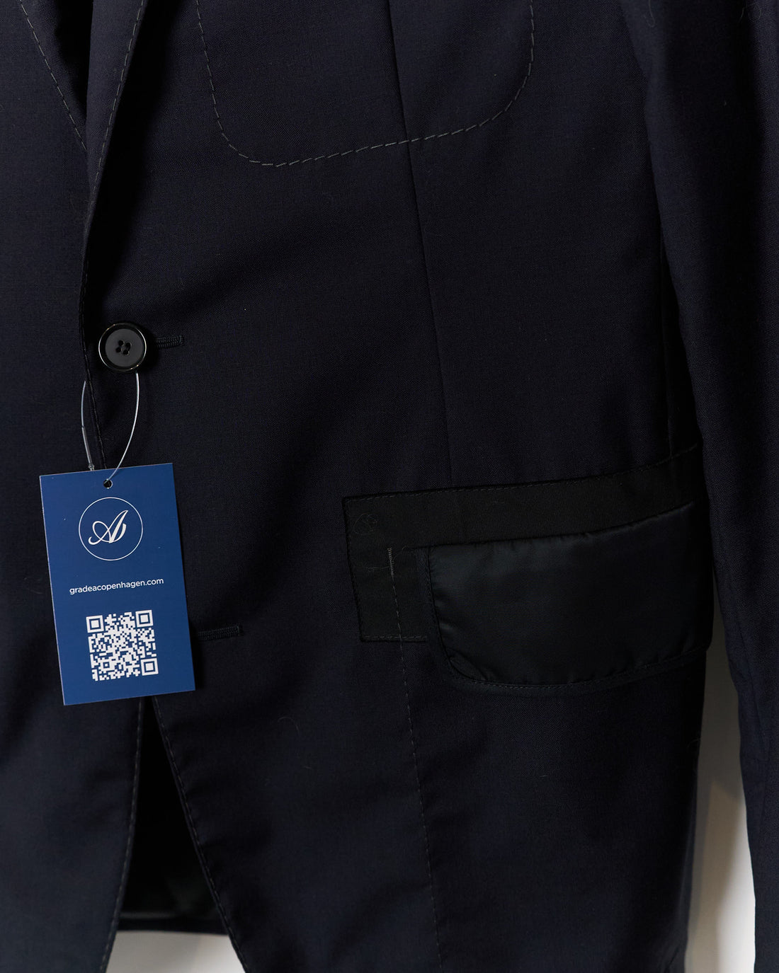 Lanvin Navy Italian Wool Blazer