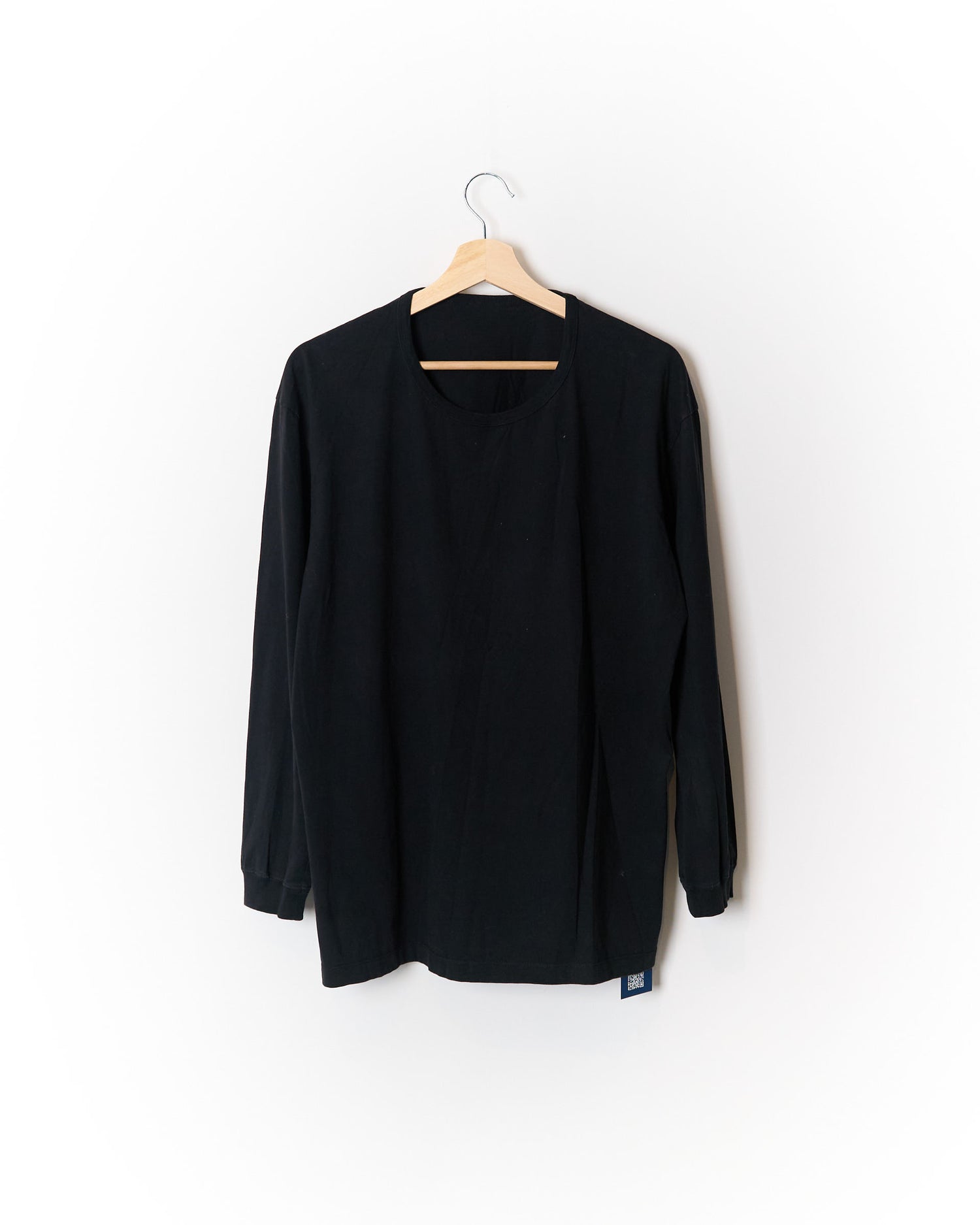 Issey Miyake MEN Black Basic Long Sleeved T-Shirt