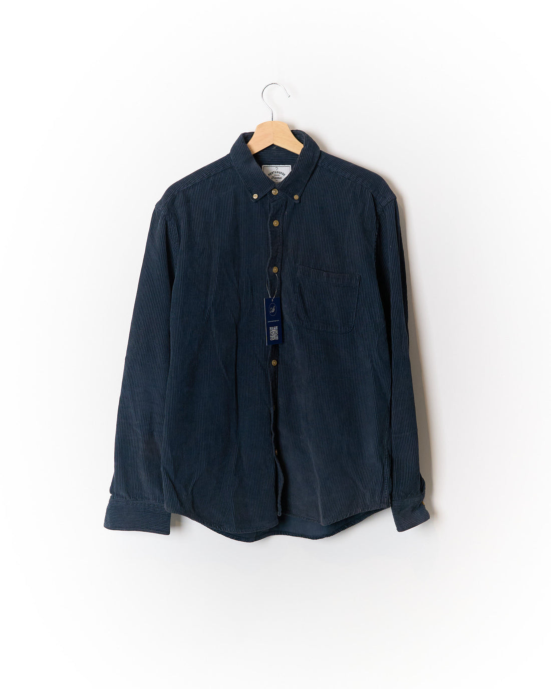 Portuguese Flannel Navy Master Craftsmen Corduroy Overshirt