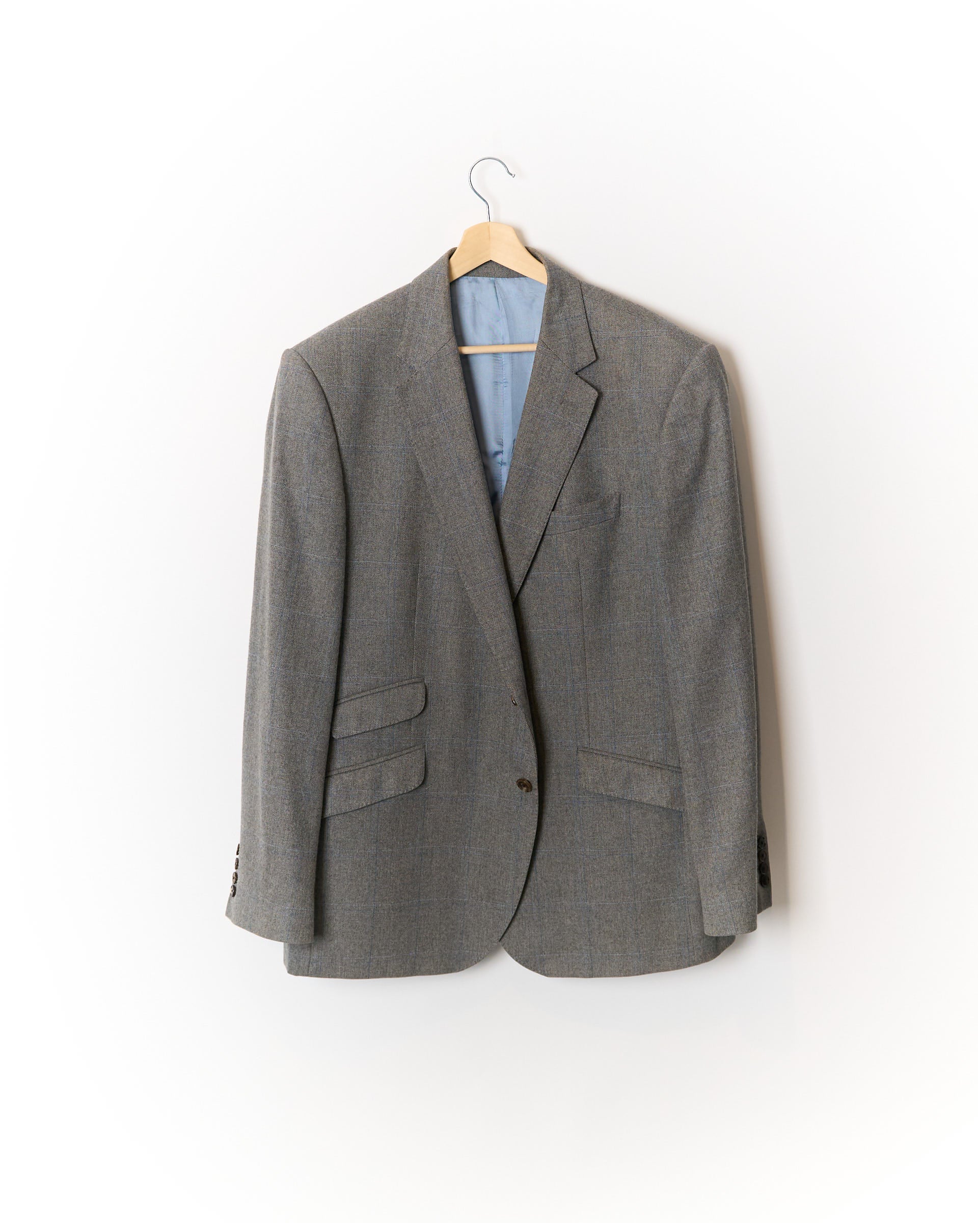 Charles Tyrwhitt Kariertes Sakko aus schottischem Tweed Wolle, Baumwolle und Kaschmir