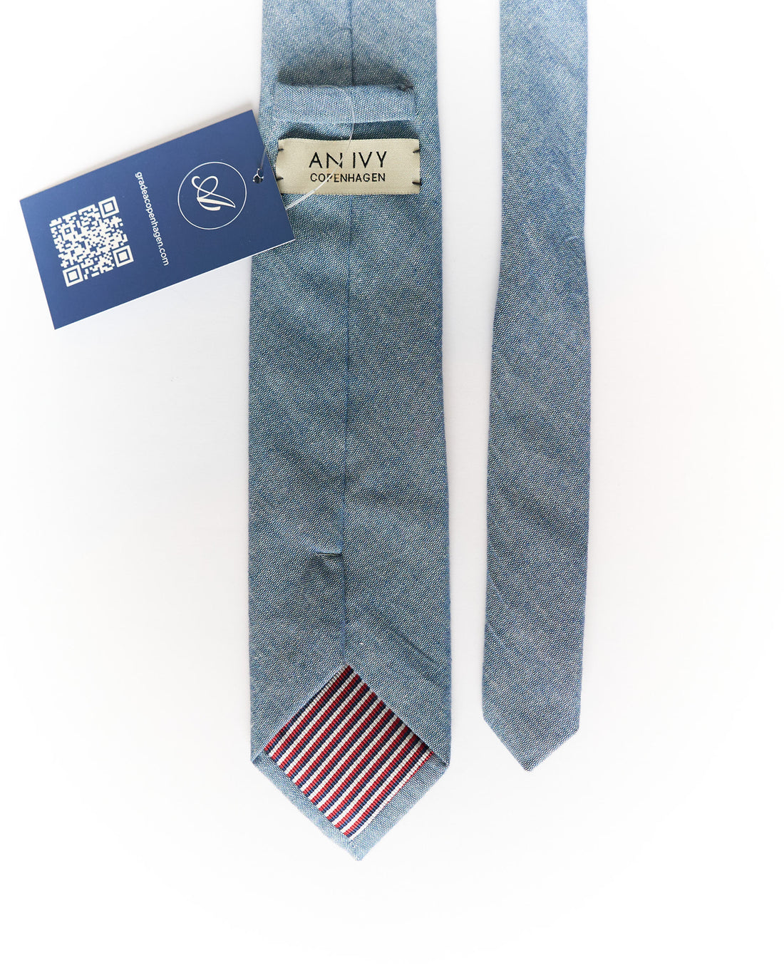 An Ivy Light Blue Cotton Tie