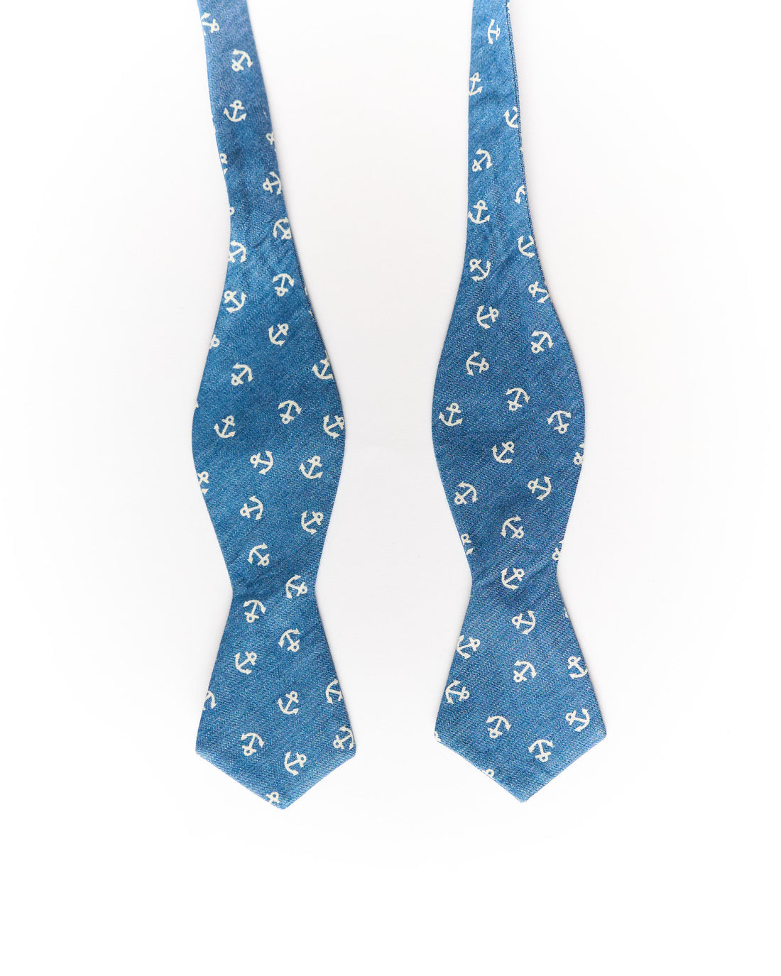 Bohemian Revolt „Blue Anchor“-Baumwoll-Selbstbinder-Schleife