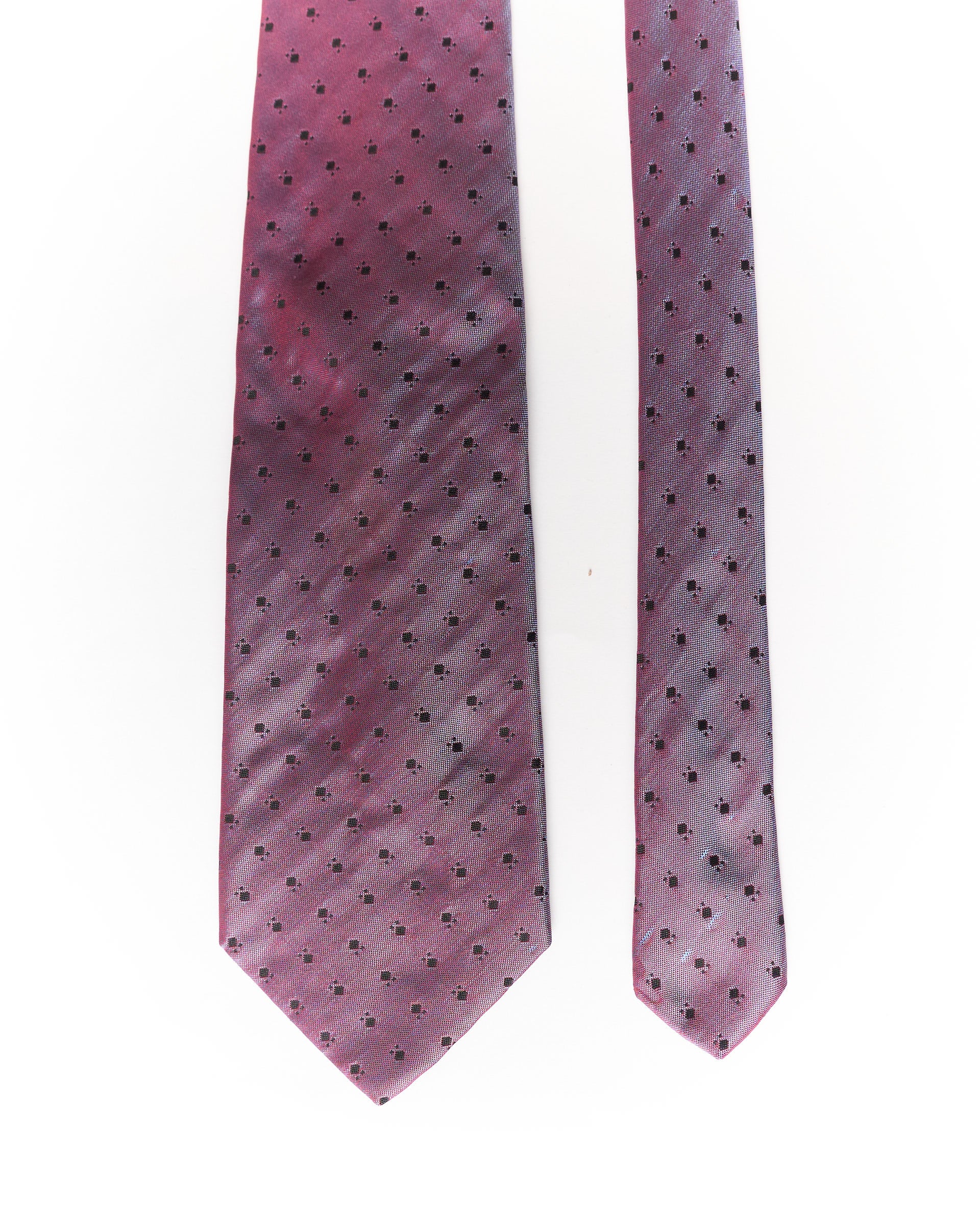 Stratford Purple Dotted Silk Tie