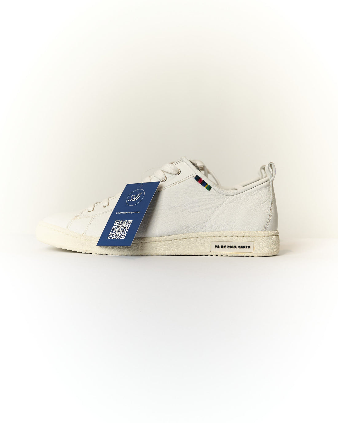 Paul Smith White Miyata Calf Leather Sneakers