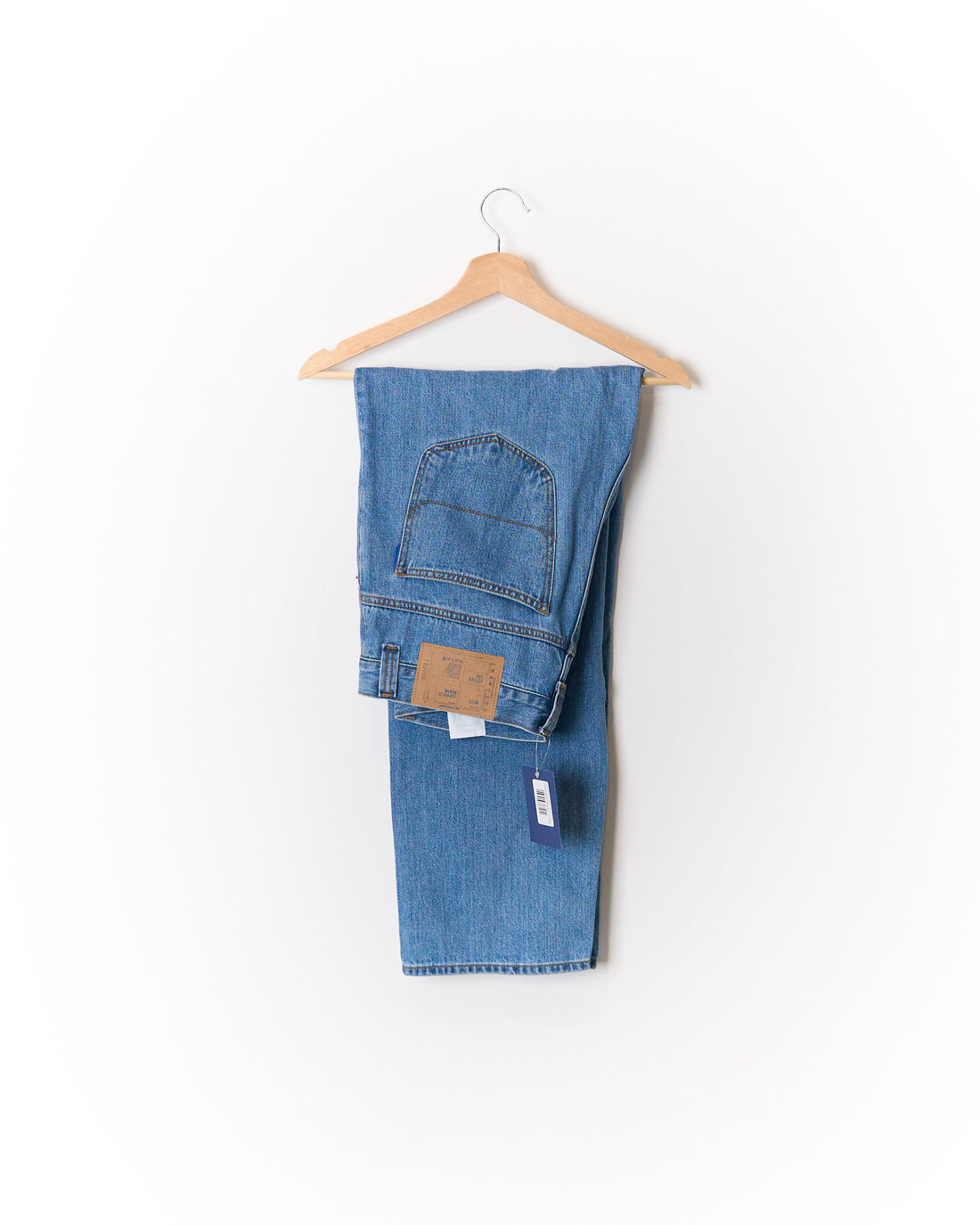 DOCUMENT Light Japanese Relaxed Straight Denim Jeans