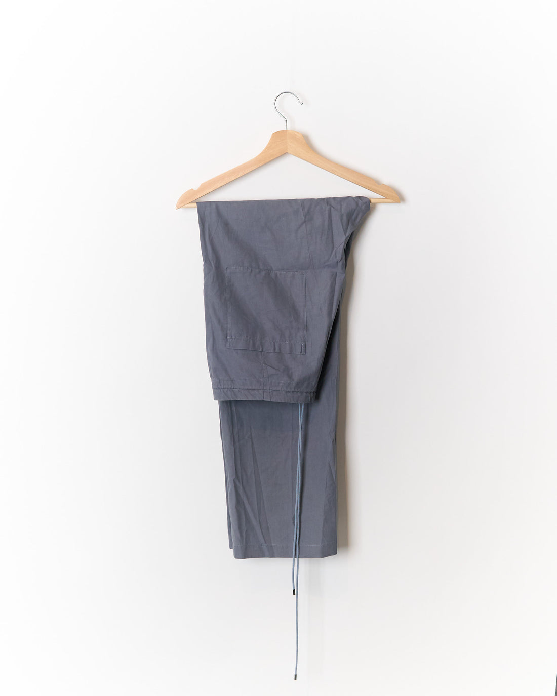 AURALEE Grey Cotton Twill Pant