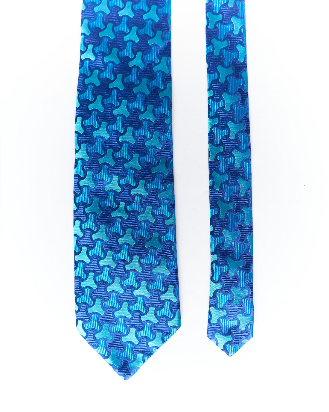 Paul Smith Dark Blue and Light Blue Silk Tie