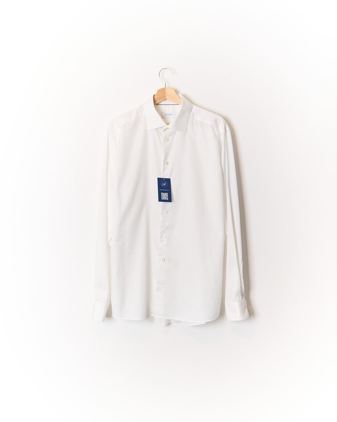 Eton White Slim Cotton Shirt
