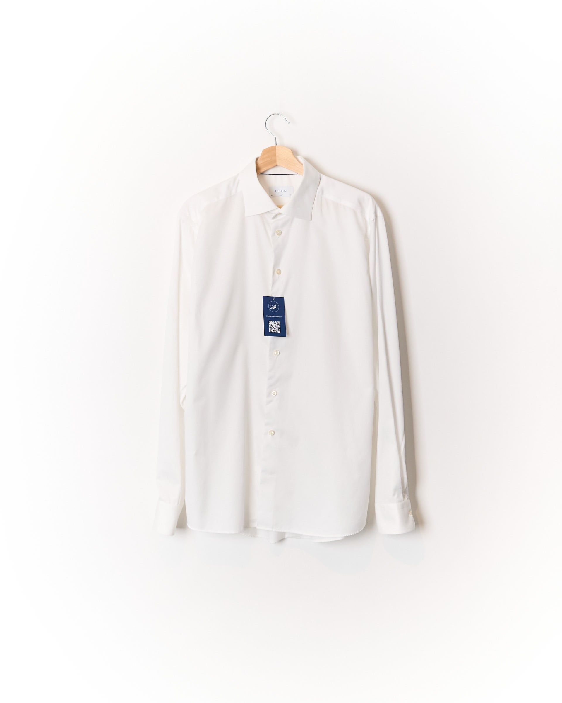 Eton White Slim Cotton Shirt