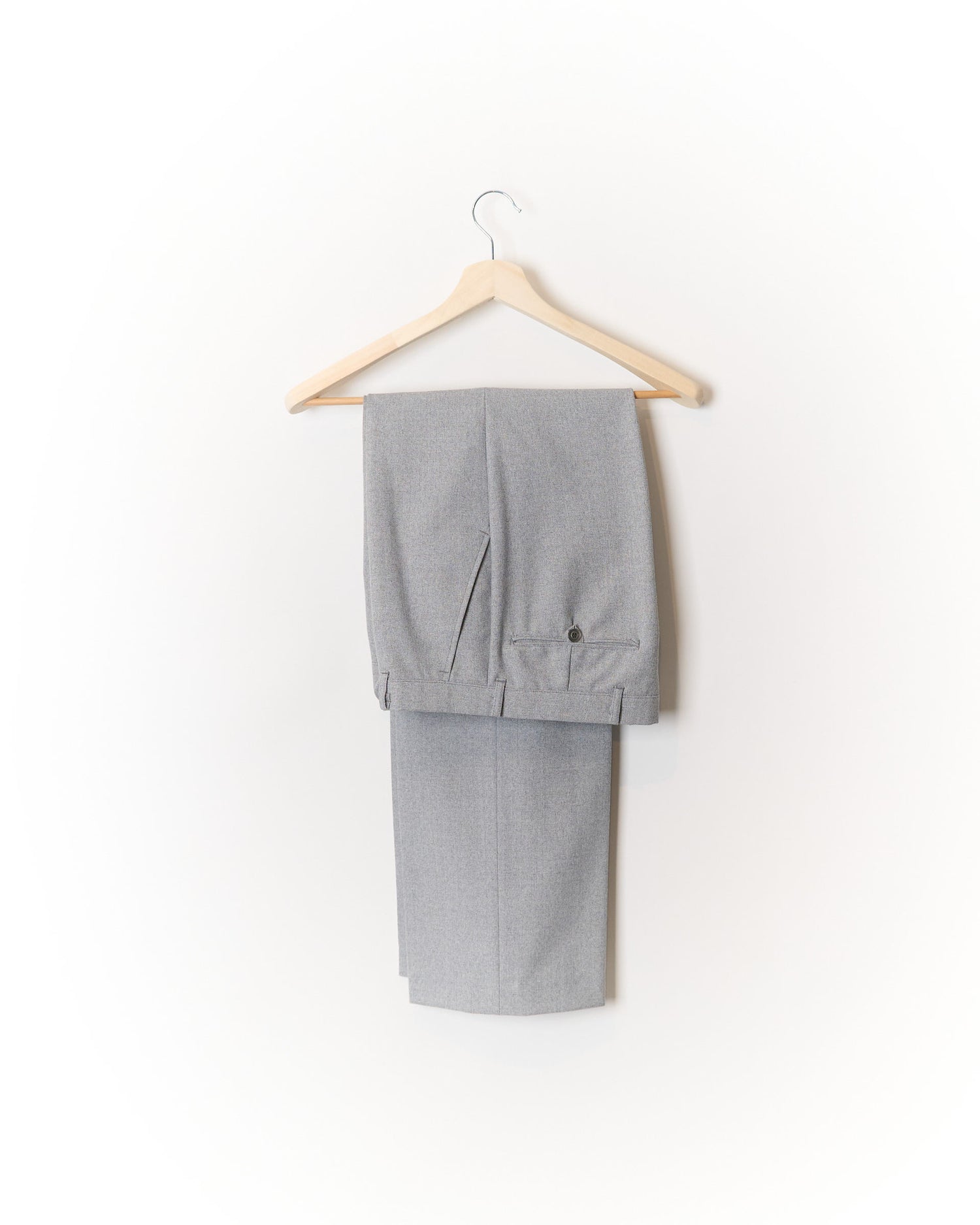 Tiger of Sweden Light Grey Wool Straight Leg Suit
