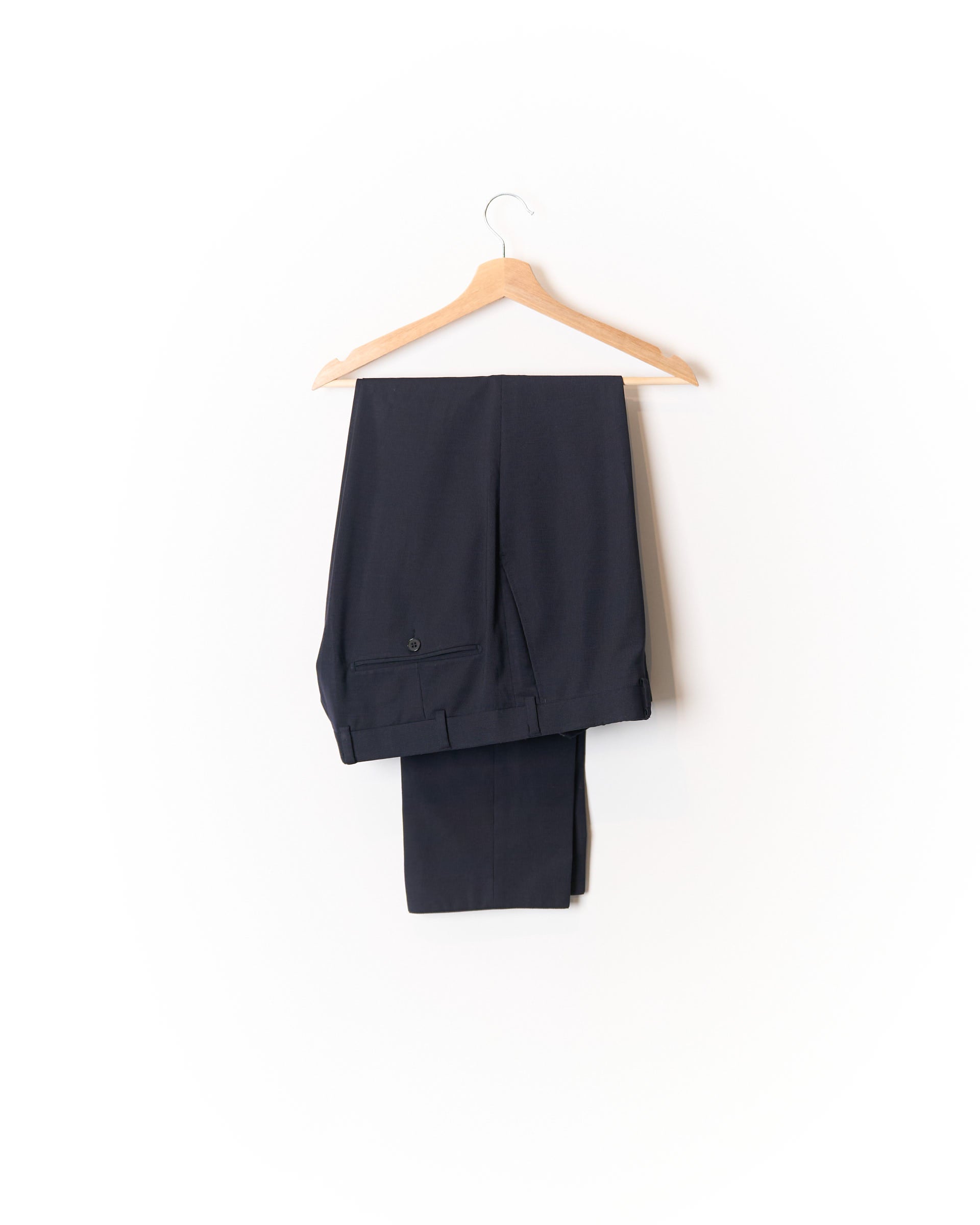 Oscar Jacobson Navy Pinstripe Floyd Wool Suit