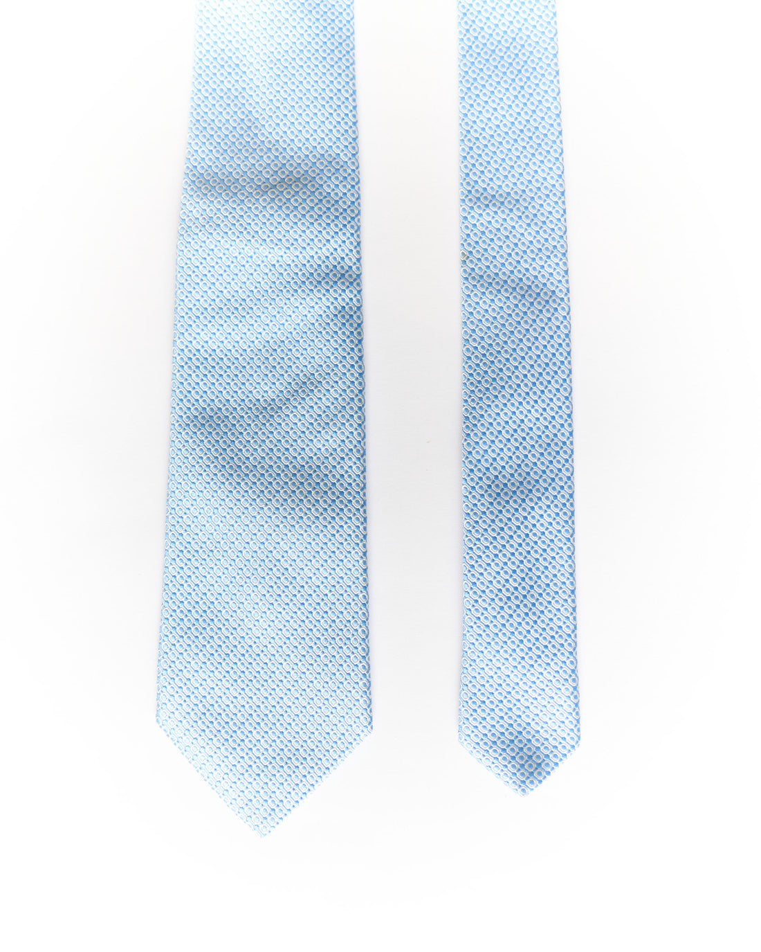 Eton Light Blue Dotted Silk Tie
