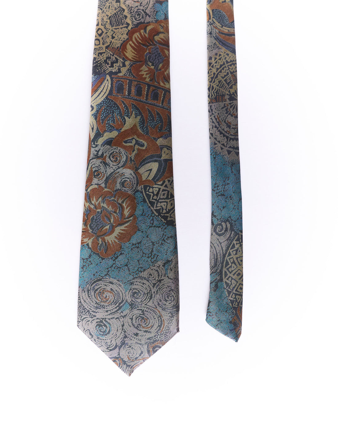 Pierre Cardin Multi Color Artisan Vintage Silk Tie
