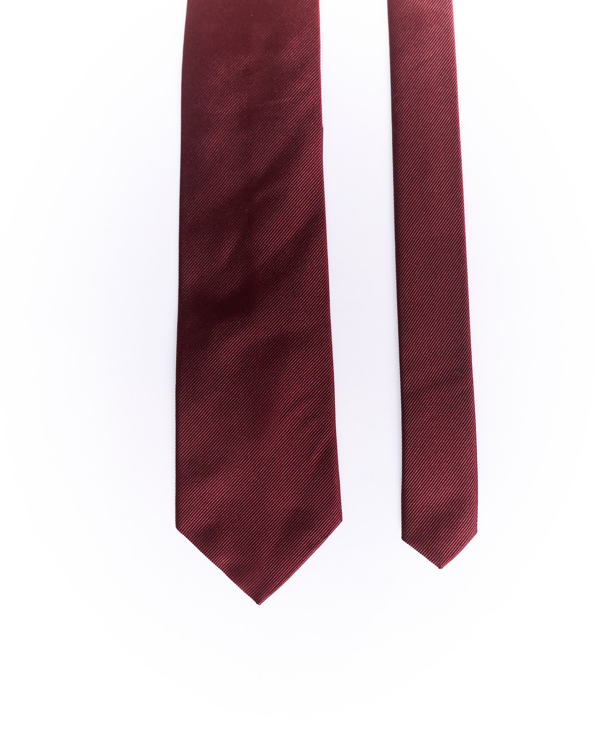 Portia Bordeaux Red Silk Tie