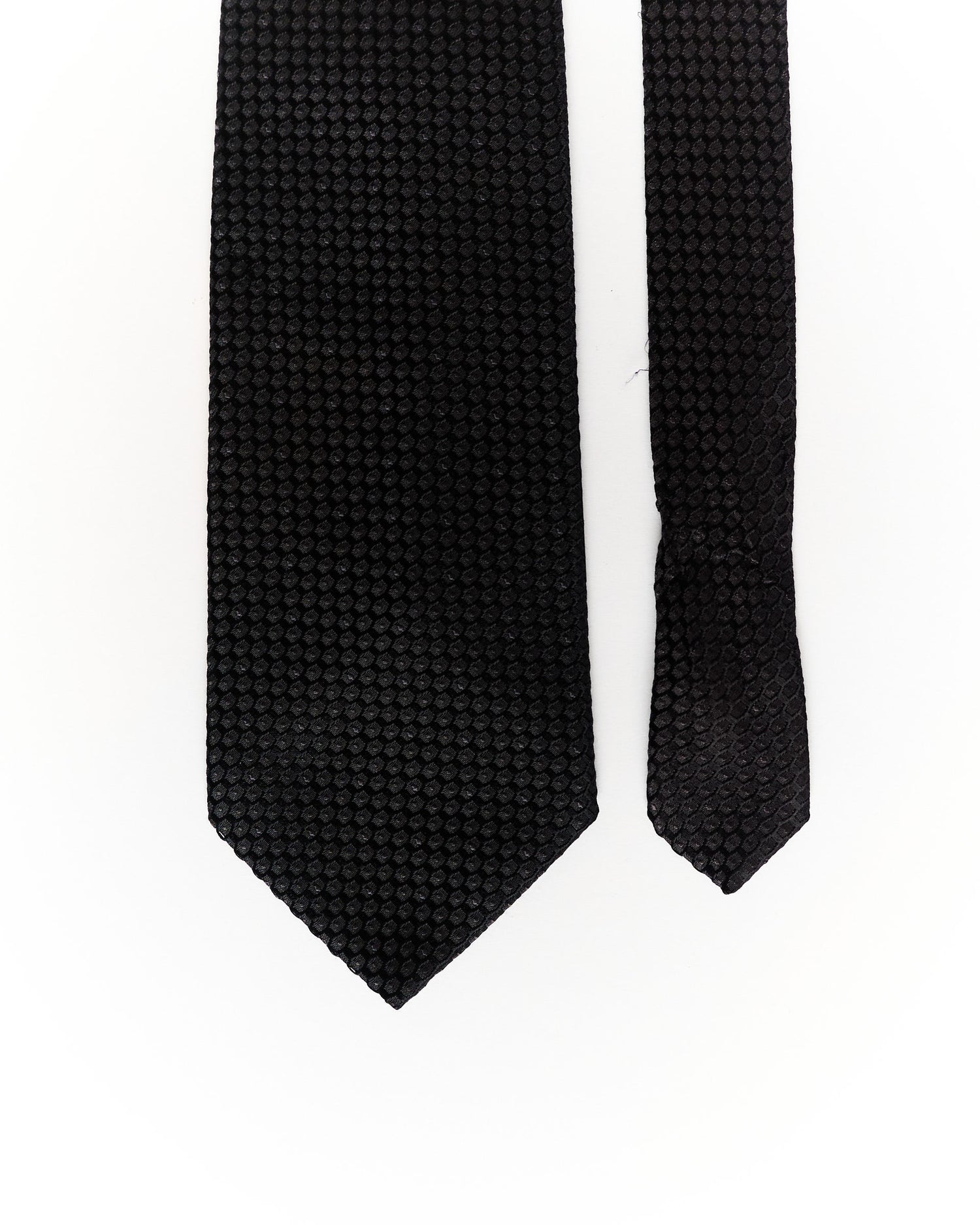 Cerruti Black Dotted Silk Tie