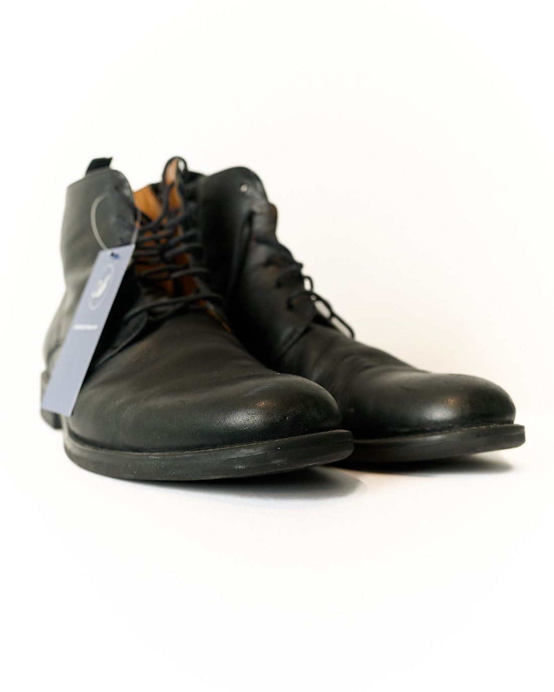 Vagabond Schwarze Lederstiefeletten mit Reißverschluss und Schnürung