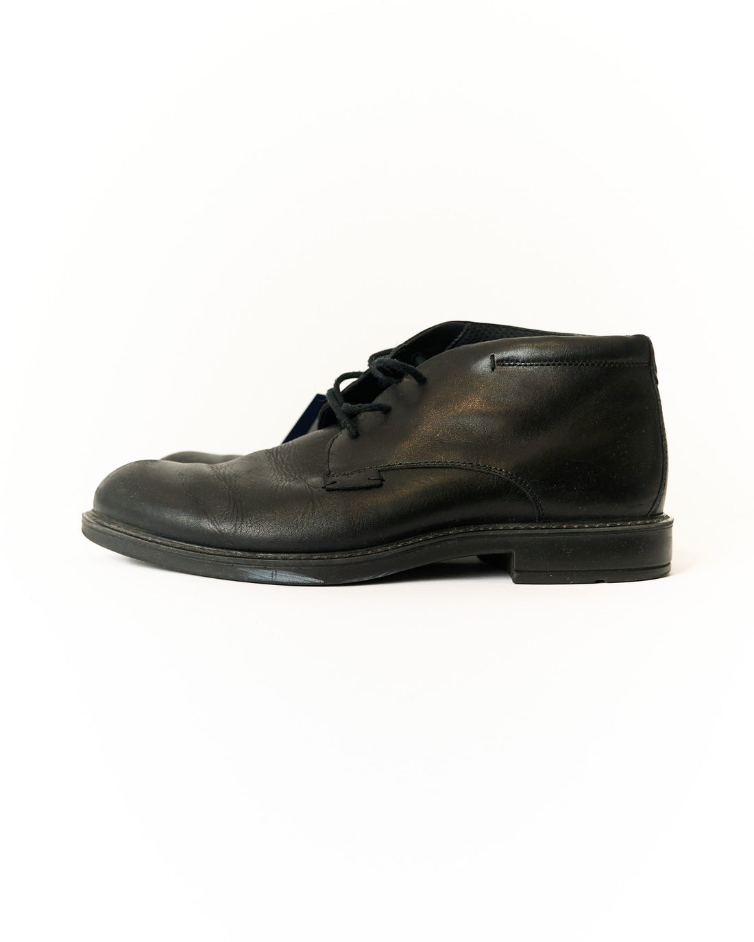 Ecco Vitrus schwarze Schnürstiefelette
