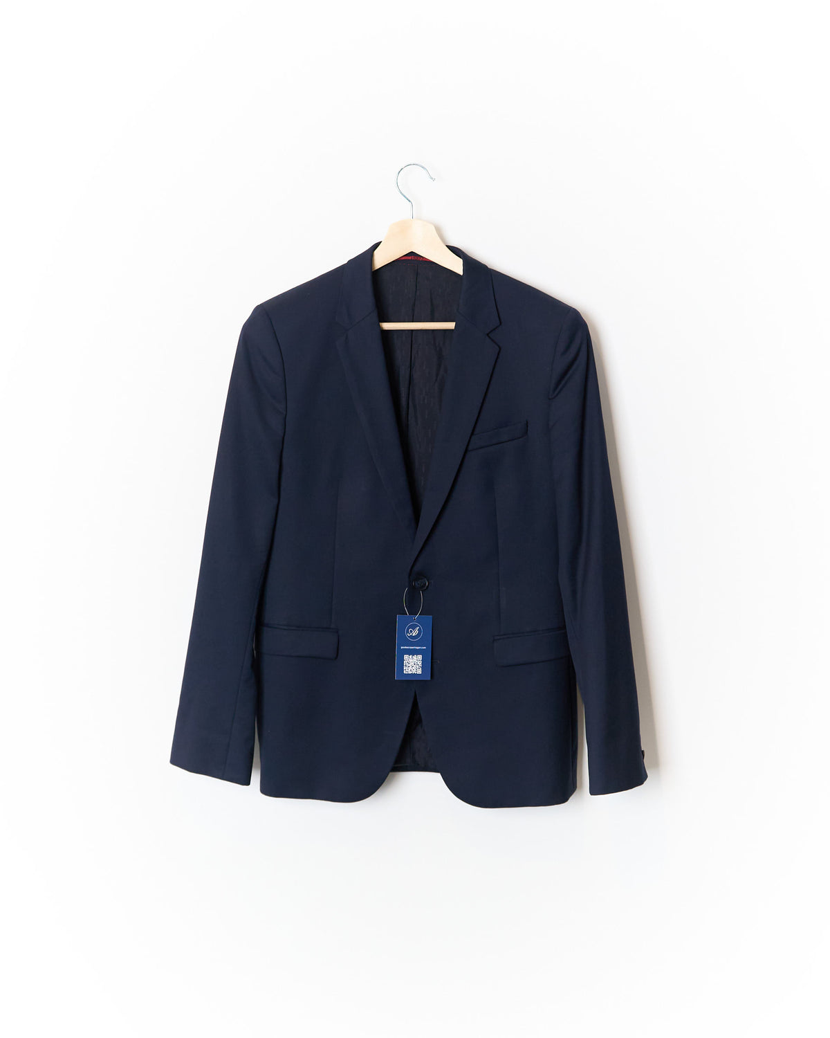 Hugo Boss Navy Virgin Wool Blazer