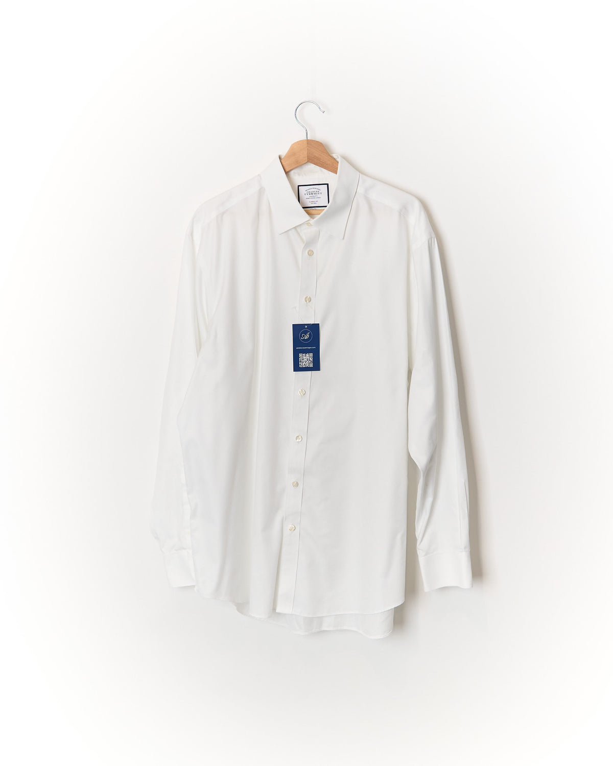 Charles Tyrwhitt White Non-Iron Classic Fit Cotton Shirt