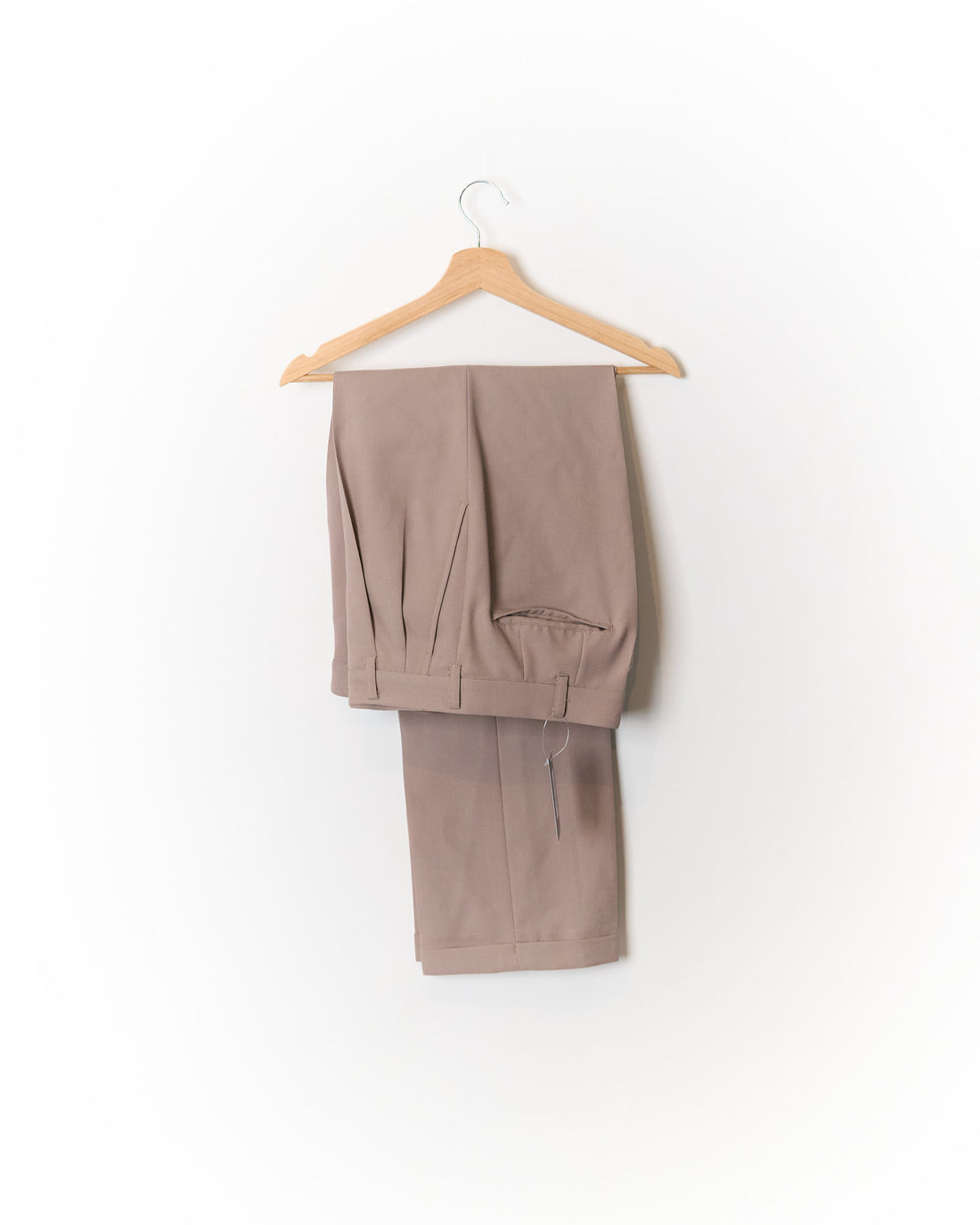 Beige Stright Leg Dress Pants