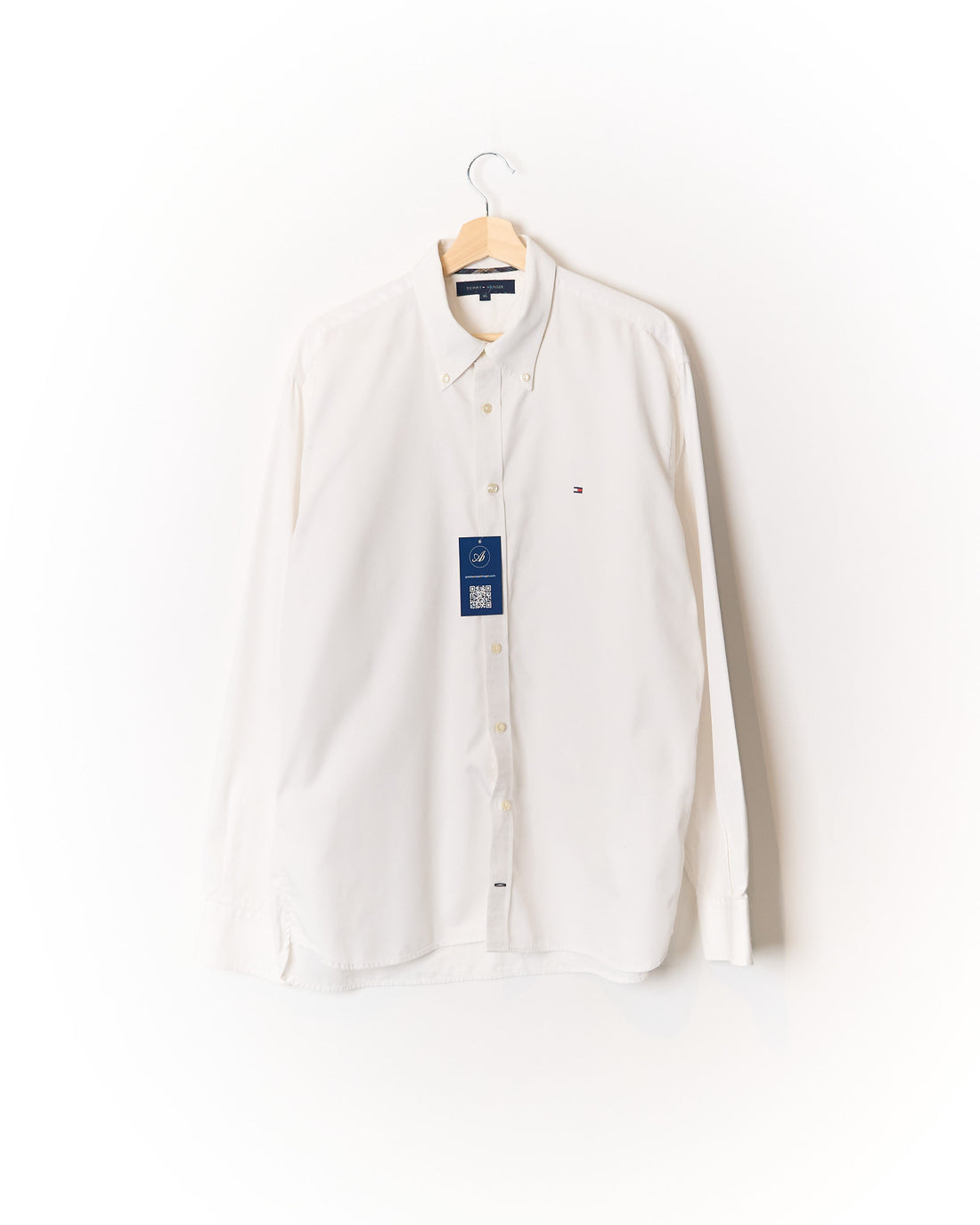 Tommy Hilfiger White Button Down Cotton Shirt