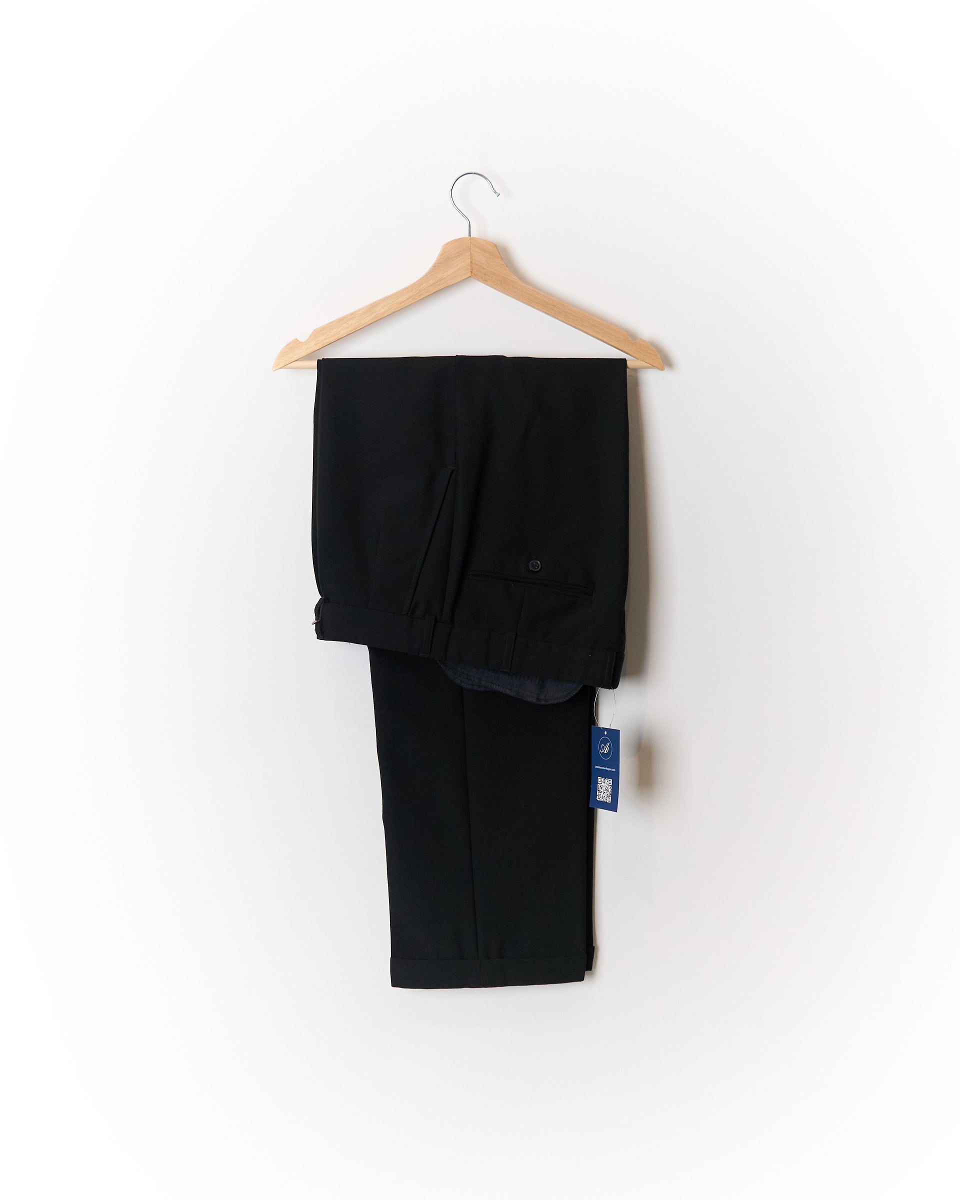 Falbe Black Straigt Leg Dress Pants