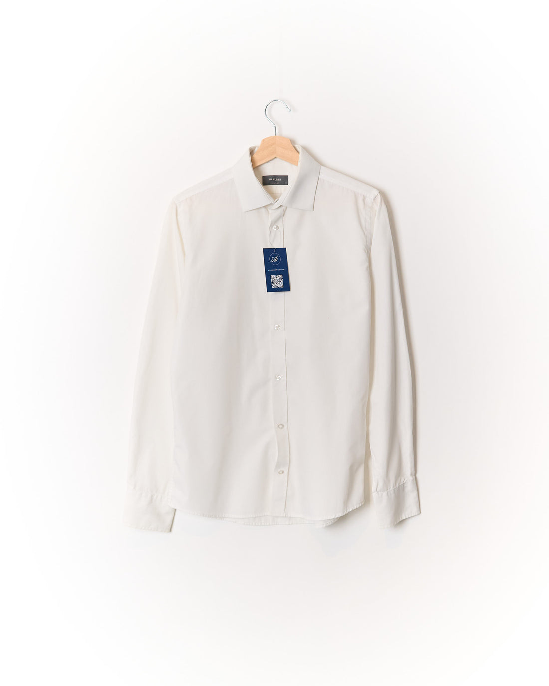 Bertoni White Cotton Shirt