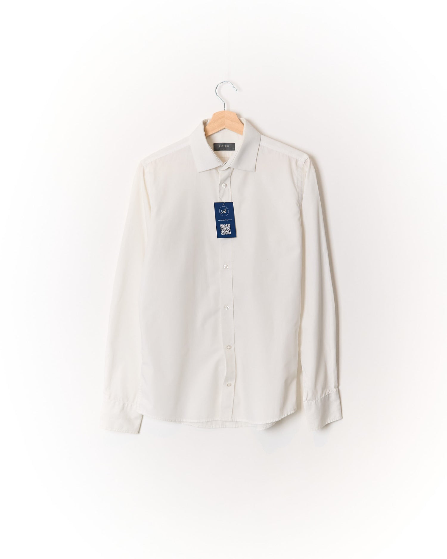 Bertoni White Cotton Shirt