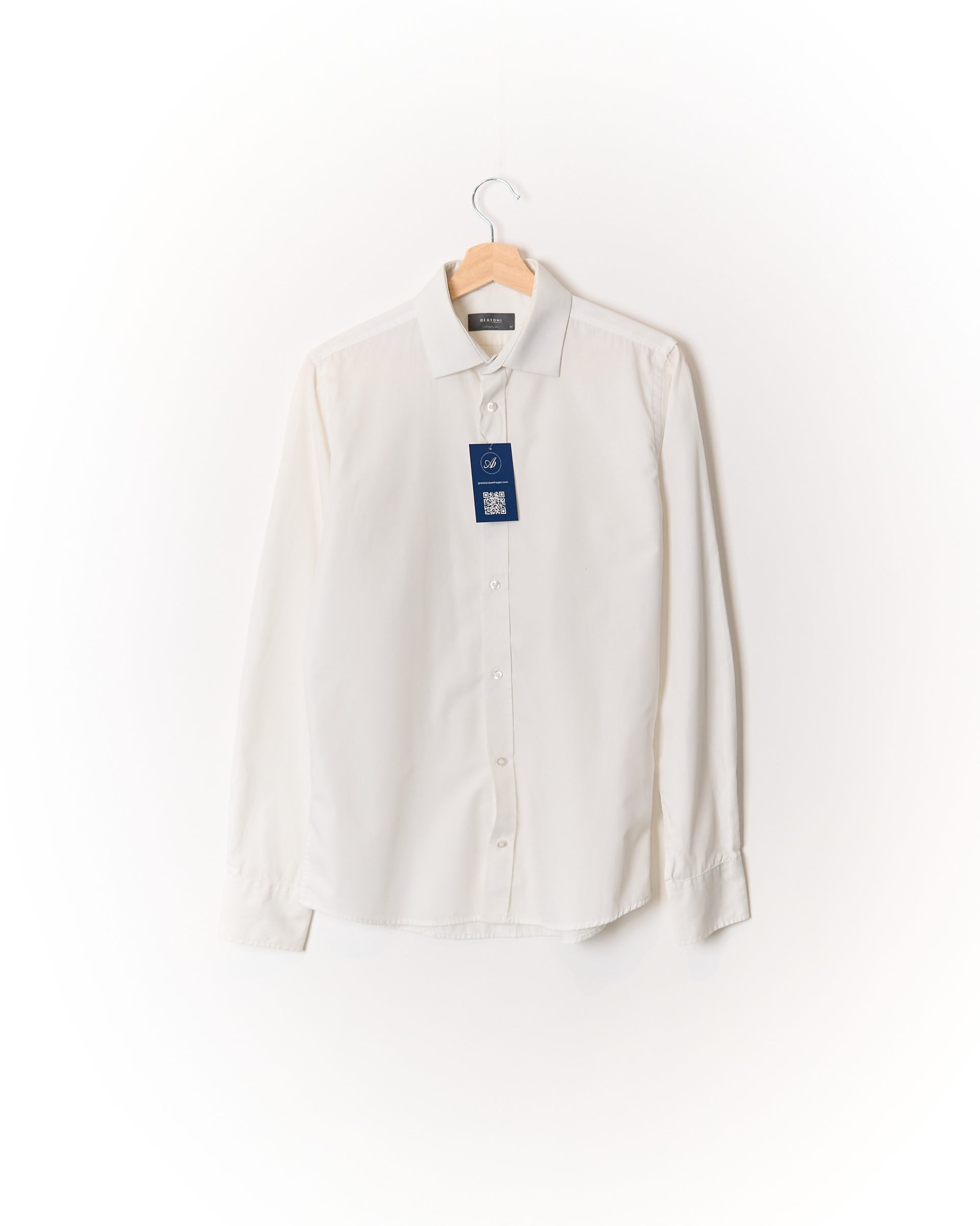 Bertoni White Cotton Shirt